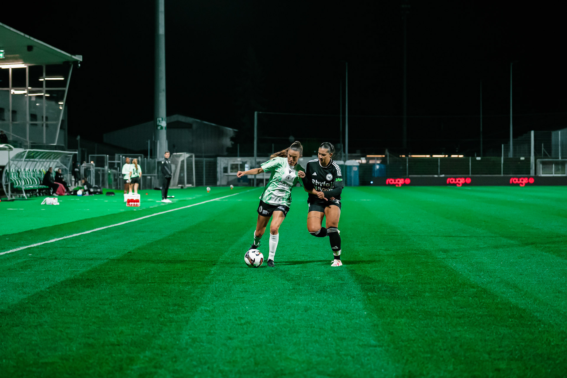 Match de championnat LNB (féminine) opposant Yverdon Sport FC et FC Wil 1900 au Stade Municipal, Yverdon. (Christian António/LibsVisuals.com)