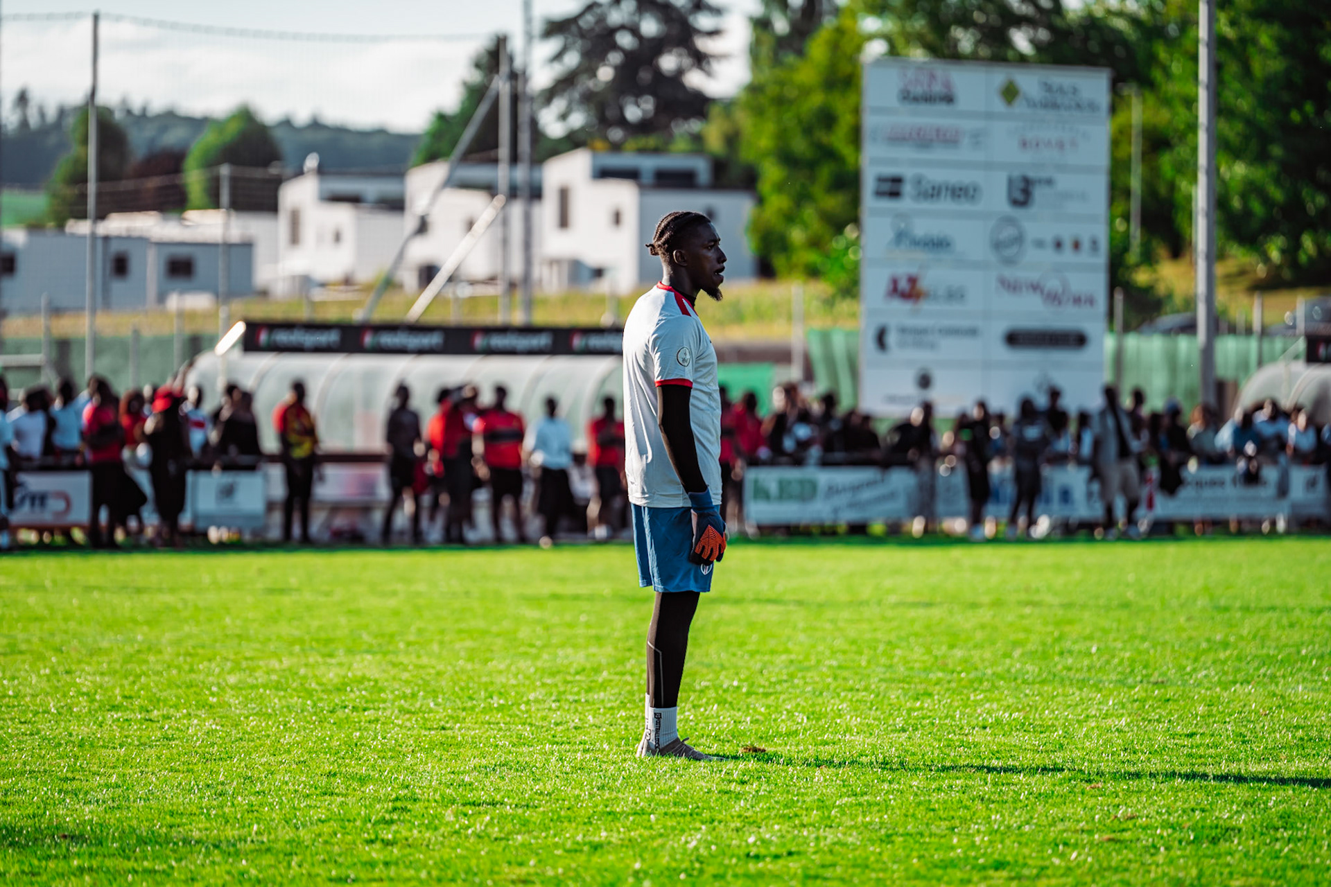 Match amical opposant l’Angola et le Cap-Vert (CanFribourg) au Terrain Communal de Corminboeuf. (Christian António/LibsVisuals.com)