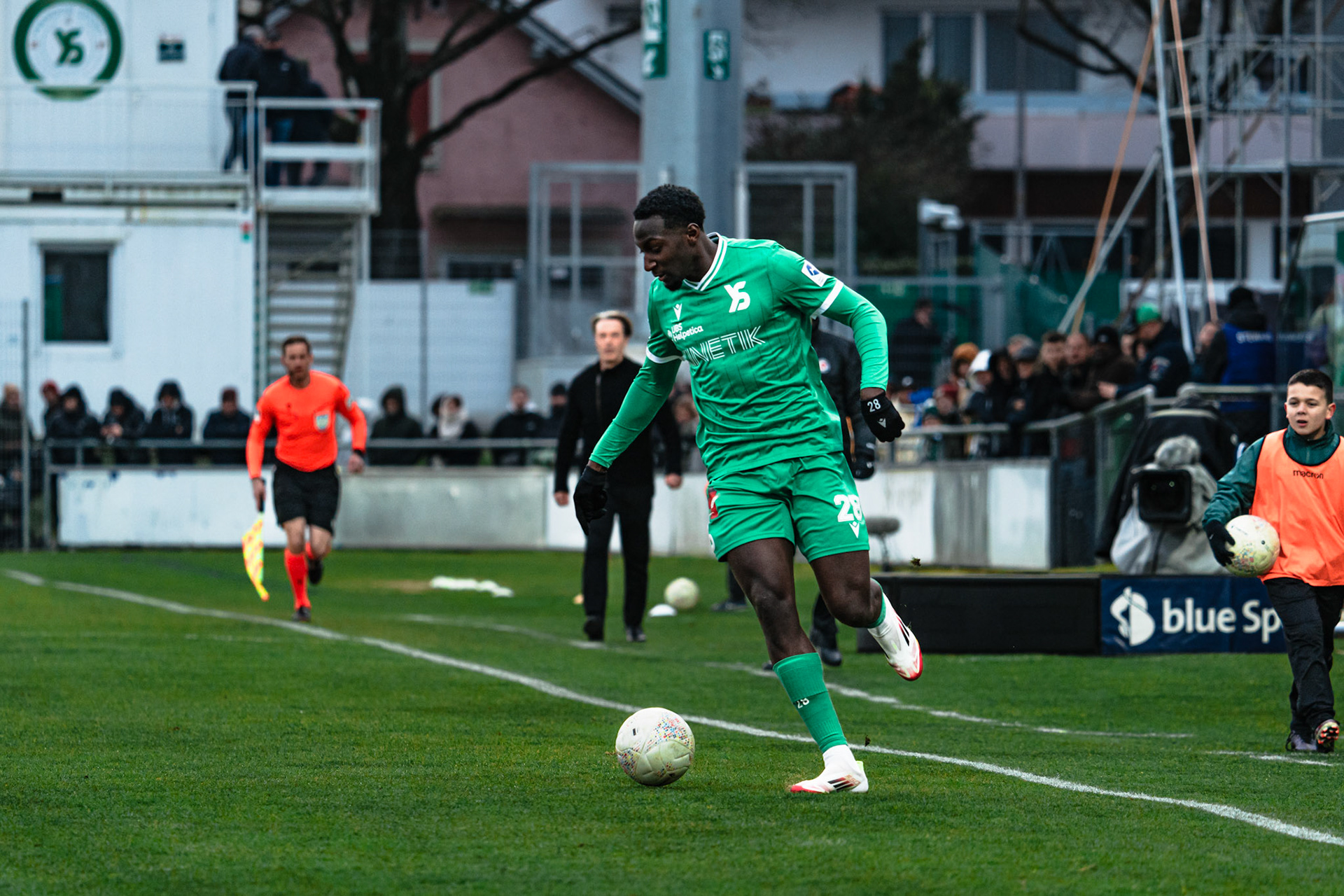 Yverdon Sport FC et FC Winterthur au Stade Municipal. (Christian António/LibsVisuals.com)