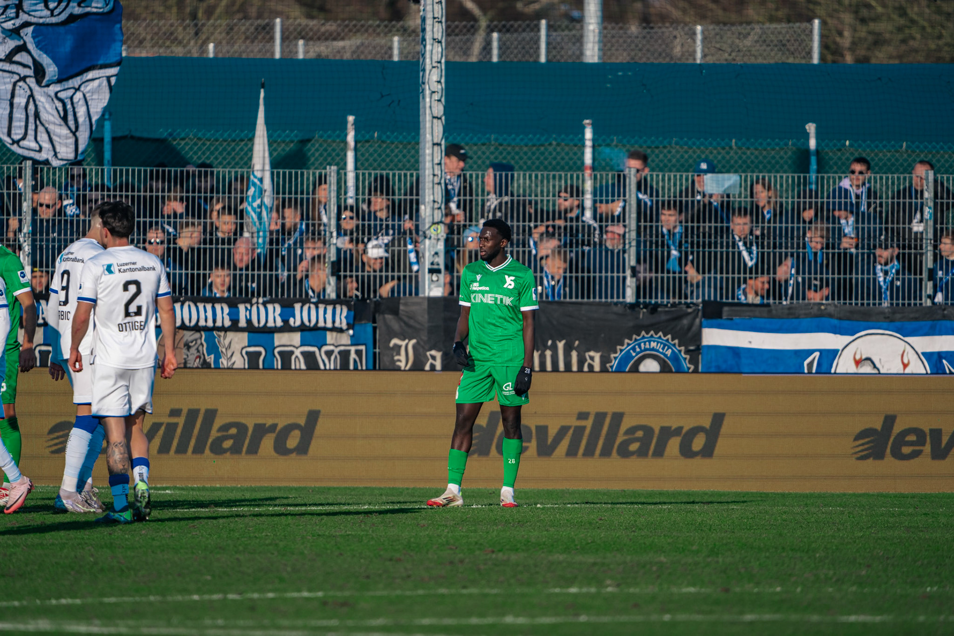 Yverdon Sport FC et FC Luzern au Stade Municipal. (Christian António/LibsVisuals.com)
