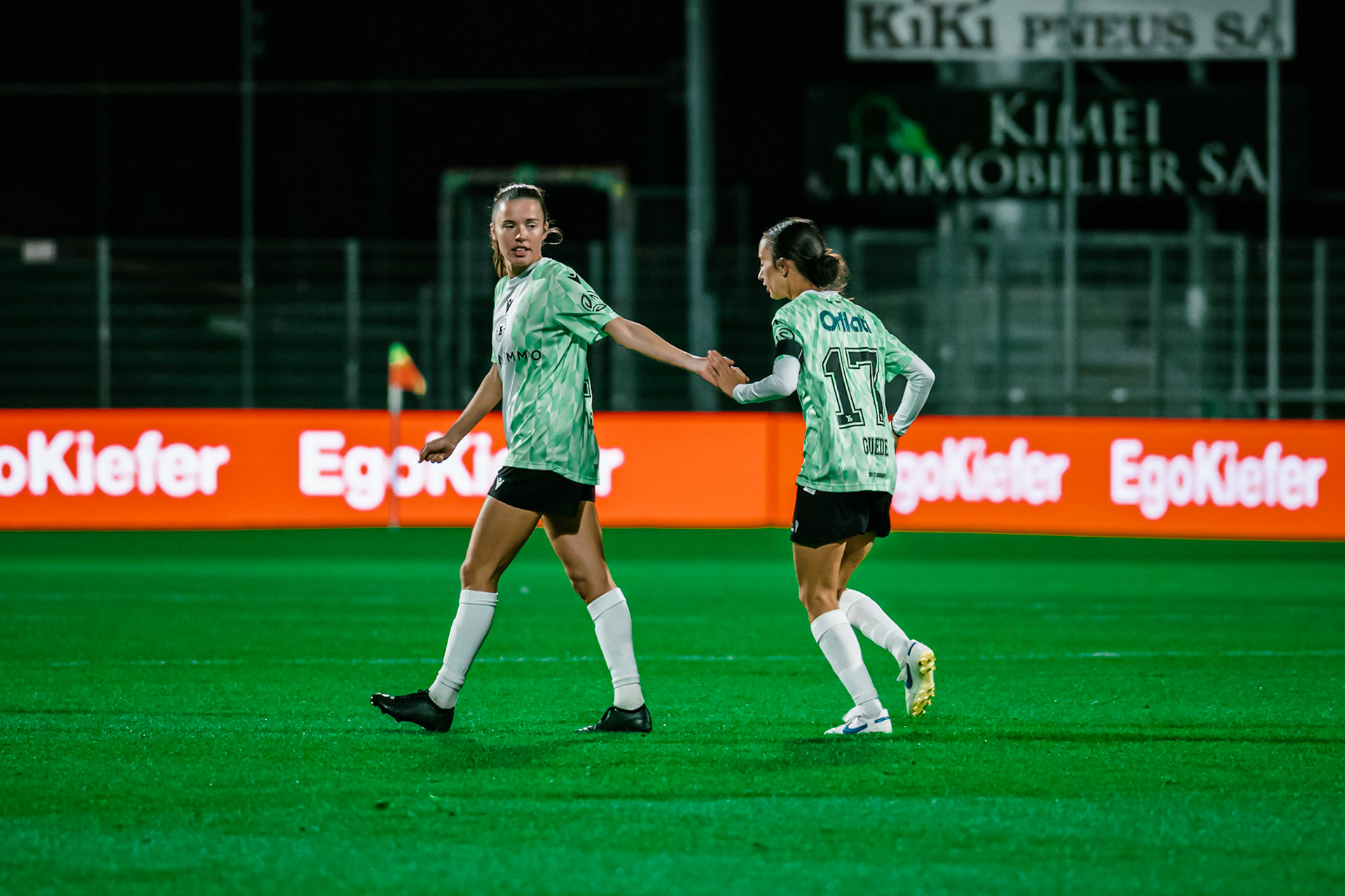 Match de championnat LNB (féminine) opposant Yverdon Sport FC et FC Wil 1900 au Stade Municipal, Yverdon. (Christian António/LibsVisuals.com)