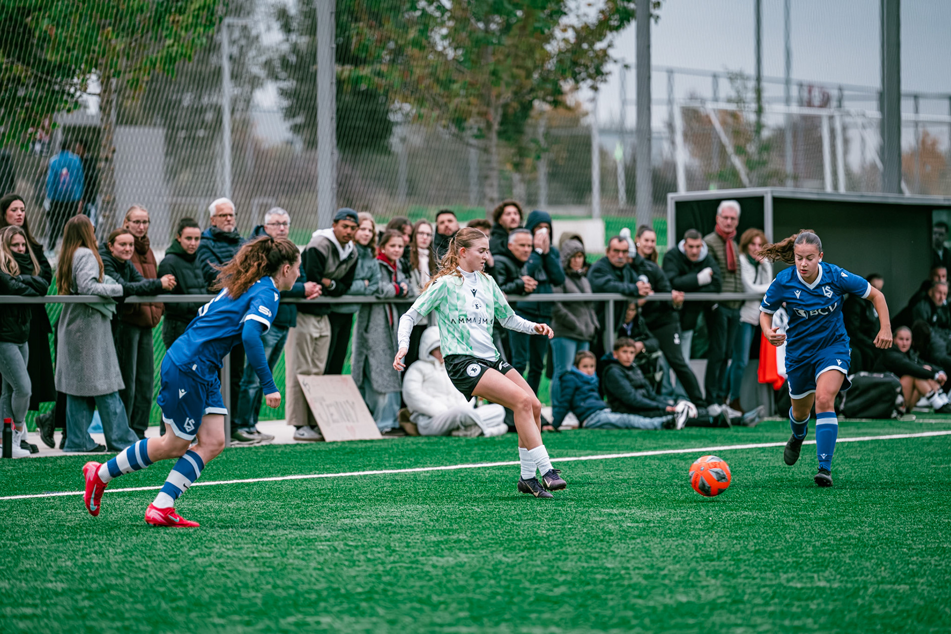 Match AXA Women’s Cup (1/16 de finale) opposant FC Lausanne-Sport et Yverdon Sport FC au Centre sportif de la Tuilière. (Christian António/LibsVisuals.com)