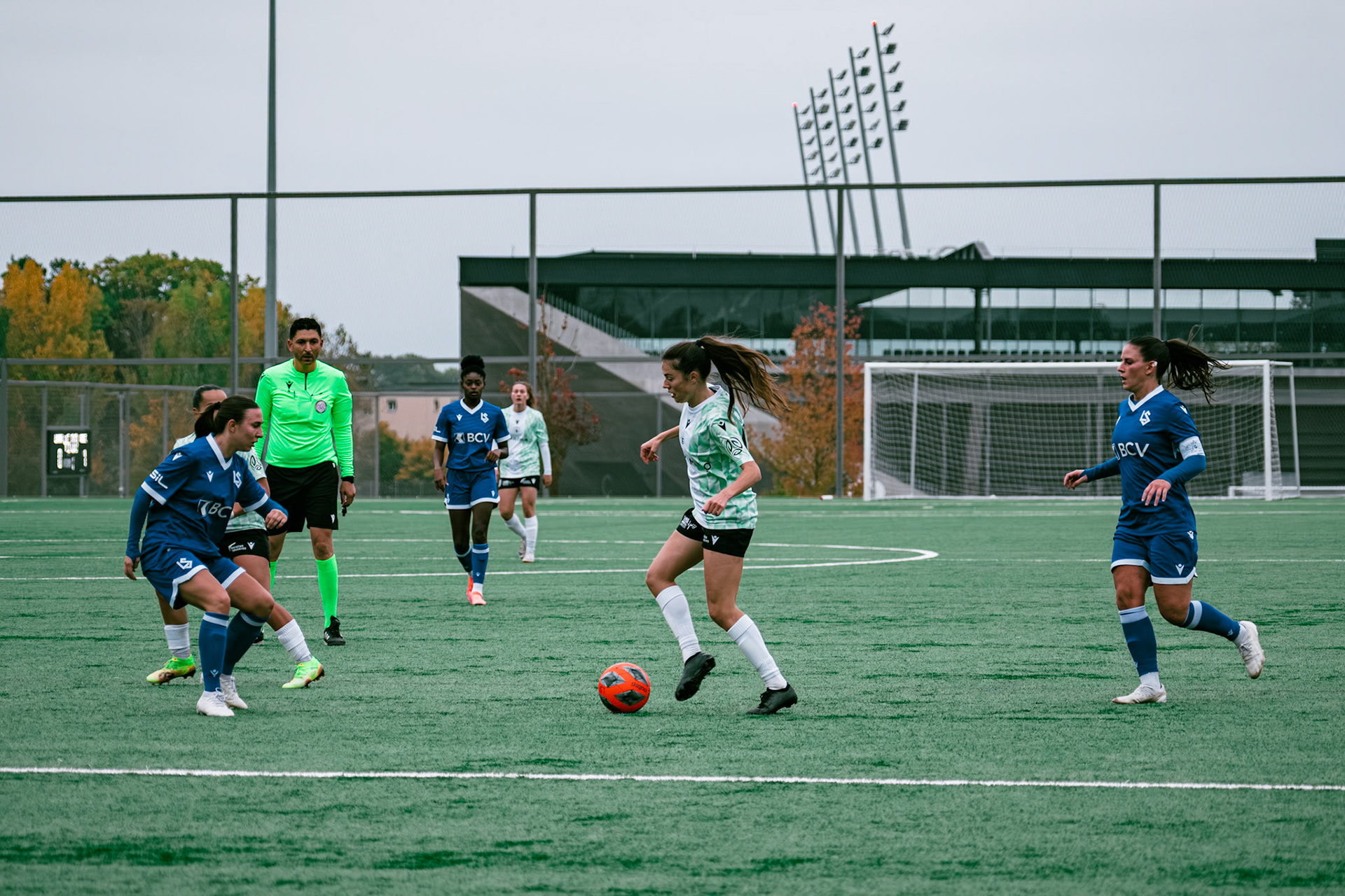 Match AXA Women’s Cup (1/16 de finale) opposant FC Lausanne-Sport et Yverdon Sport FC au Centre sportif de la Tuilière. (Christian António/LibsVisuals.com)