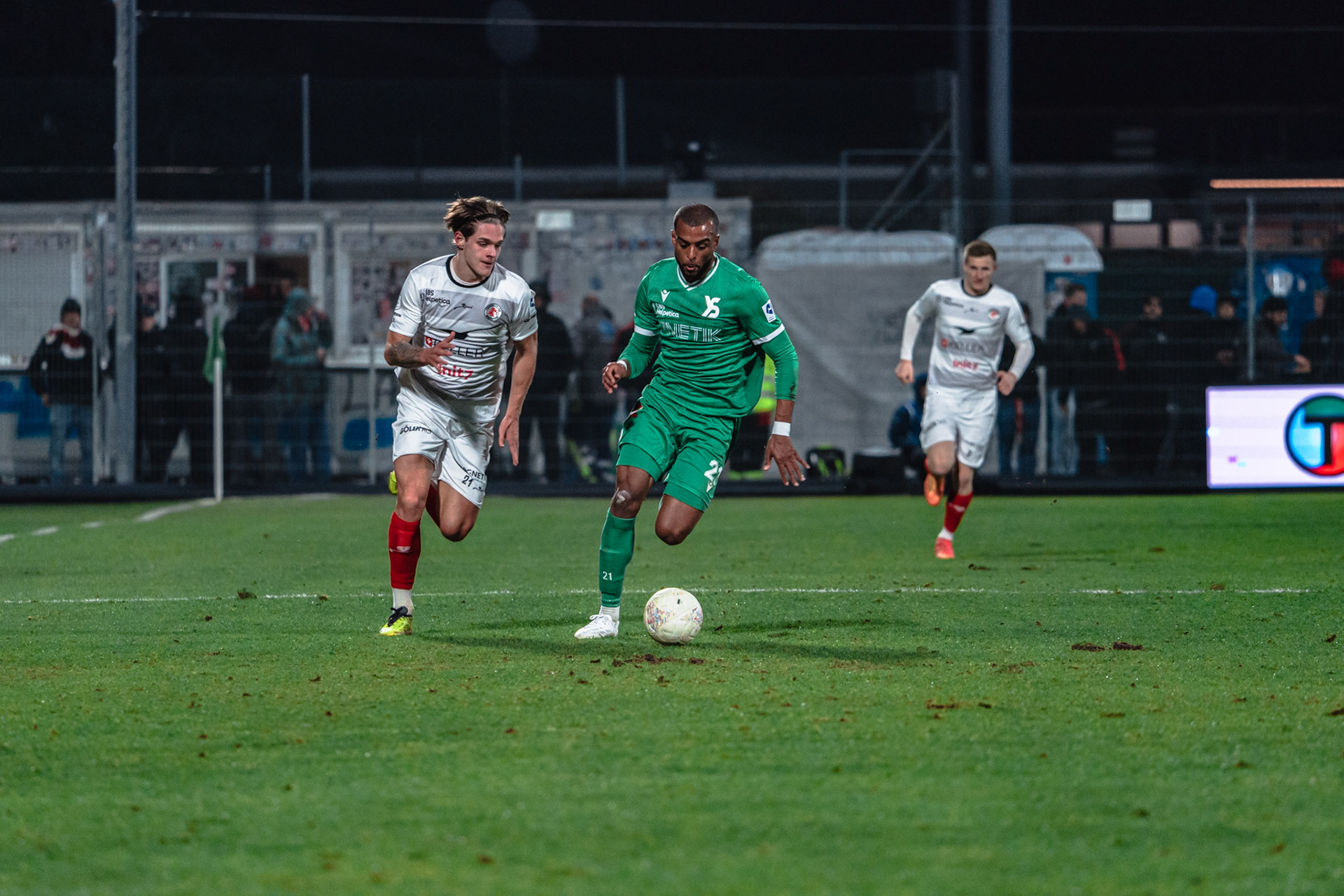 Yverdon Sport FC et FC Winterthur au Stade Municipal. (Christian António/LibsVisuals.com)