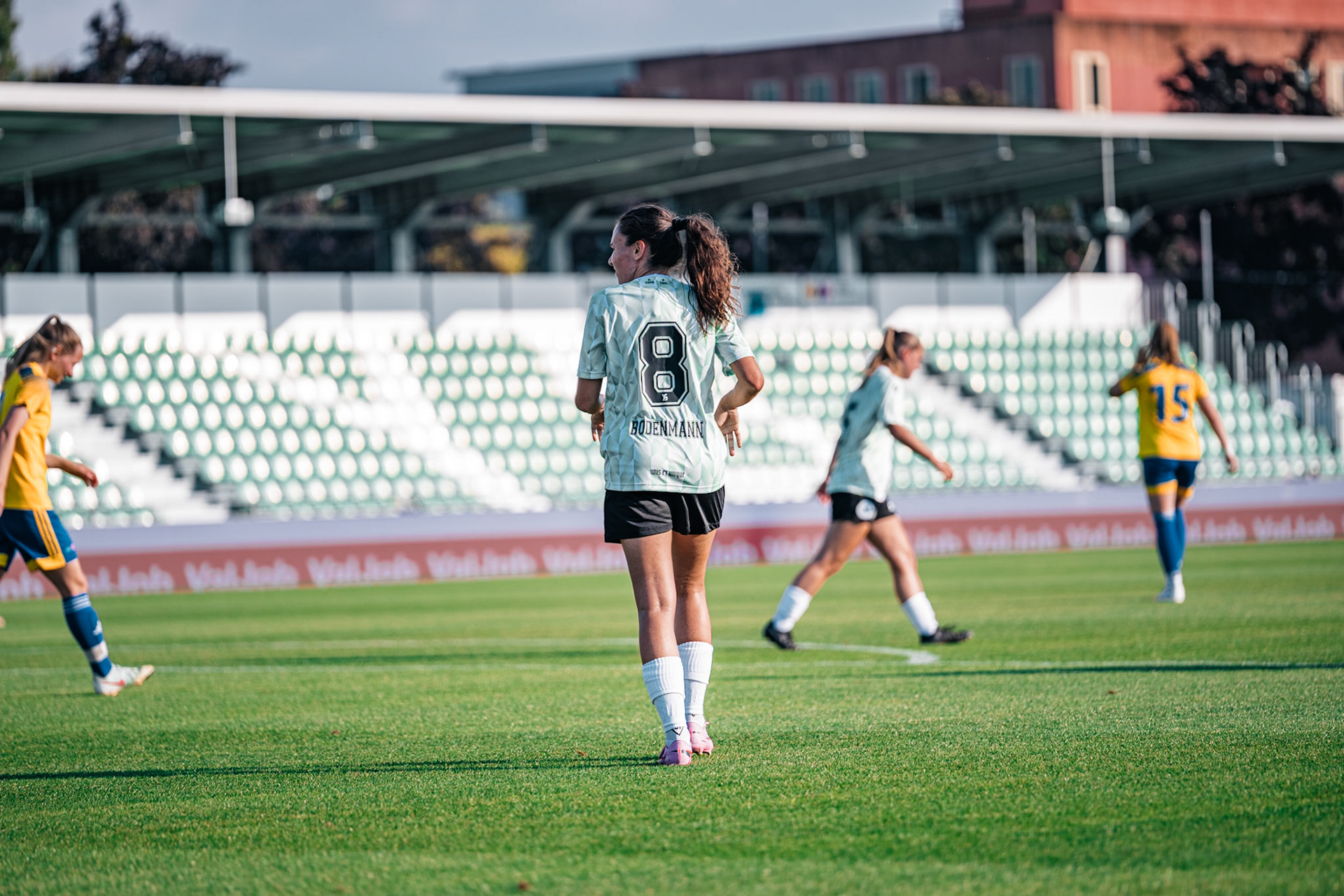 Match championnat opposant Yverdon Sport – FC Wädenswil au Stade Municipal. (Christian António/LibsVisuals.com)
