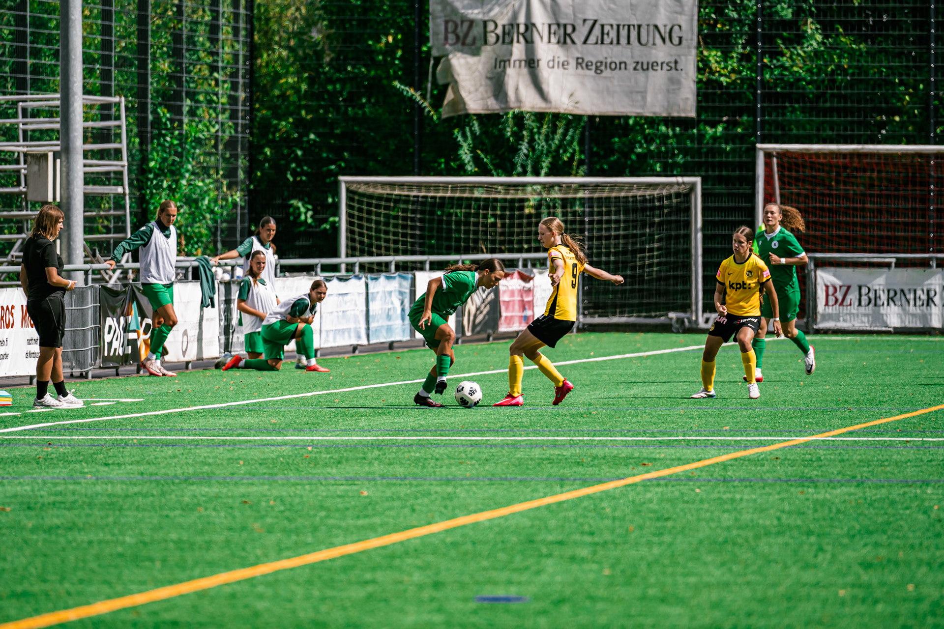 Match championnat opposant BSC YB Frauen U-20 - Yverdon Sport U-20 au Sportplatz Wyler. (Christian António/LibsVisuals.com)