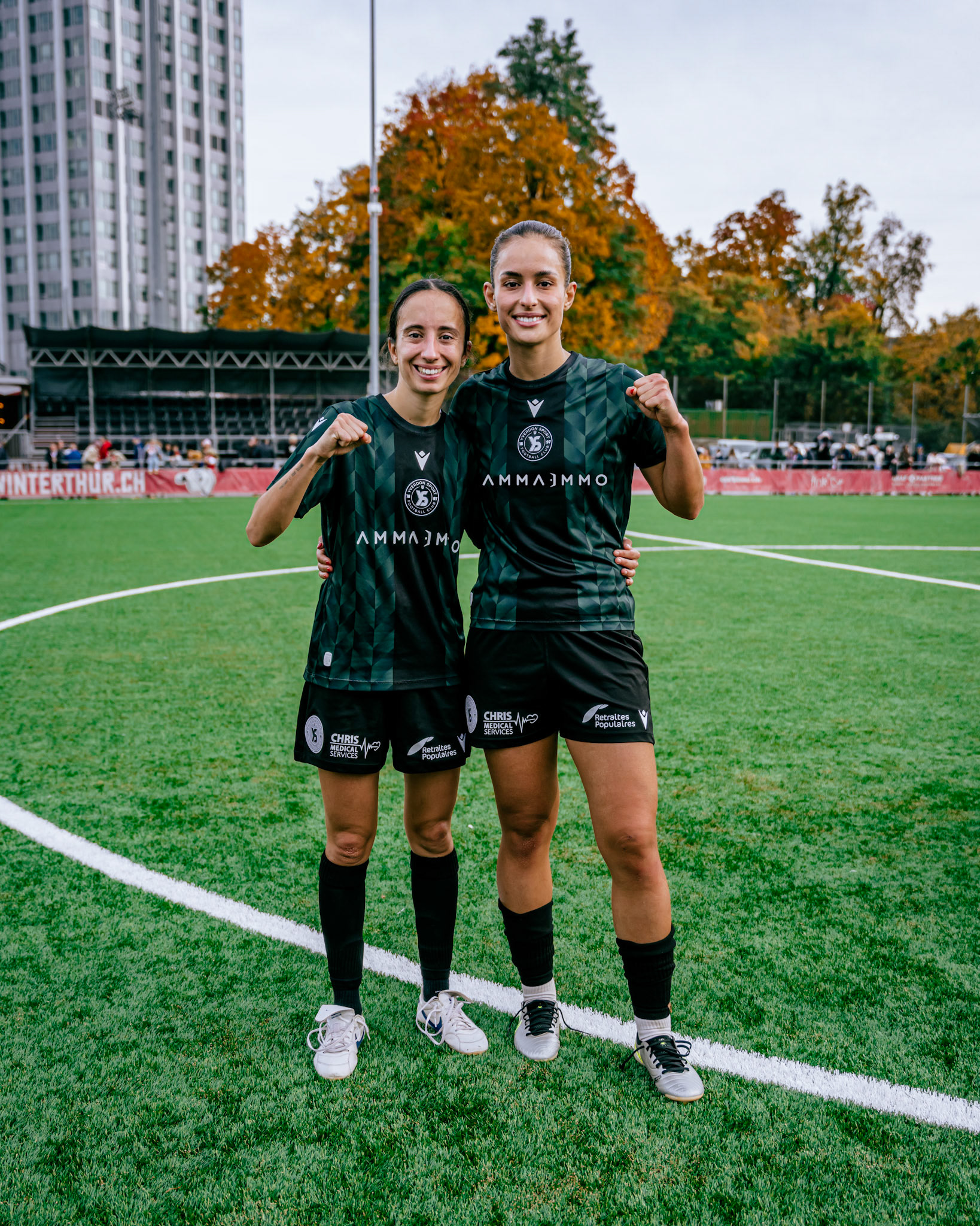Match de championnat LNB Féminine opposant le FC Winterthur et Yverdon Sport FC au Schützenwiese, Winterthur. (Christian António/LibsVisuals.com)