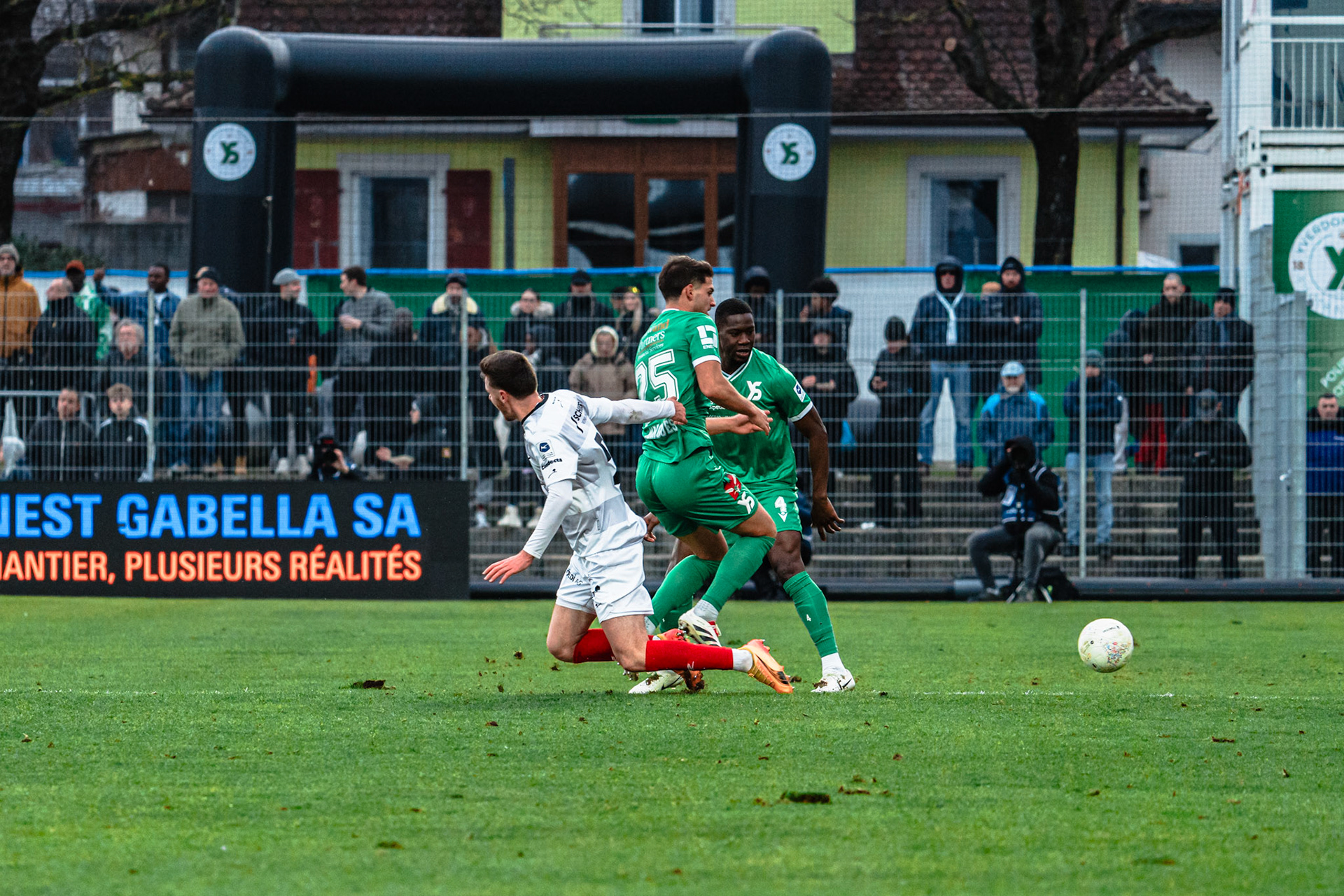 Yverdon Sport FC et FC Winterthur au Stade Municipal. (Christian António/LibsVisuals.com)