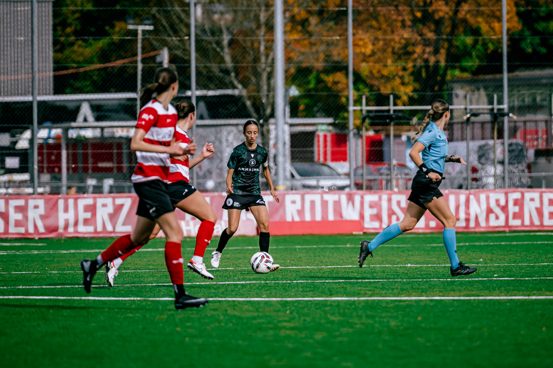 Match de championnat LNB Féminine opposant le FC Winterthur et Yverdon Sport FC au Schützenwiese, Winterthur. (Christian António/LibsVisuals.com)
