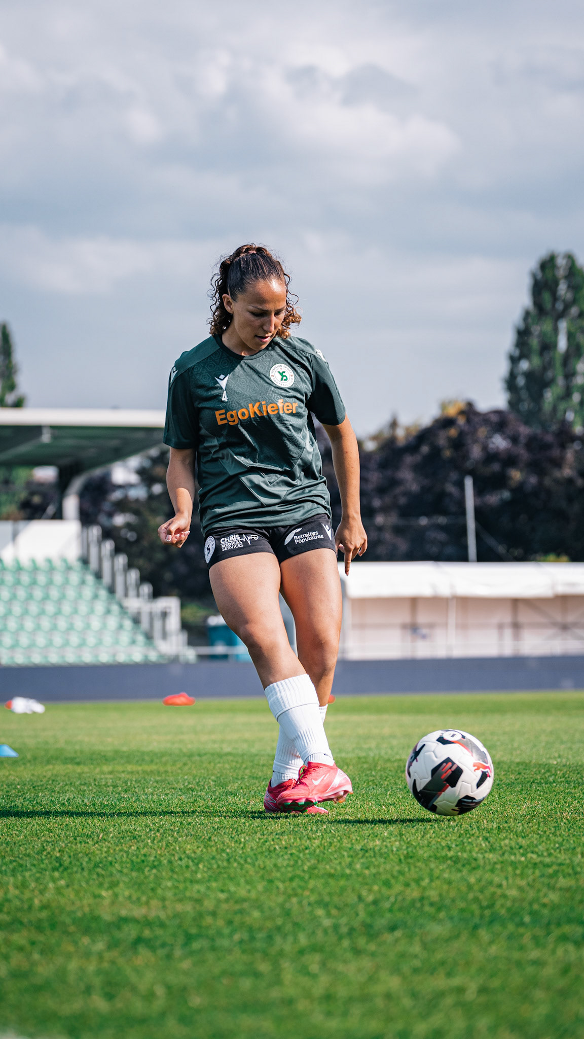 Match championnat opposant Yverdon Sport – FC Wädenswil au Stade Municipal. (Christian António/LibsVisuals.com)