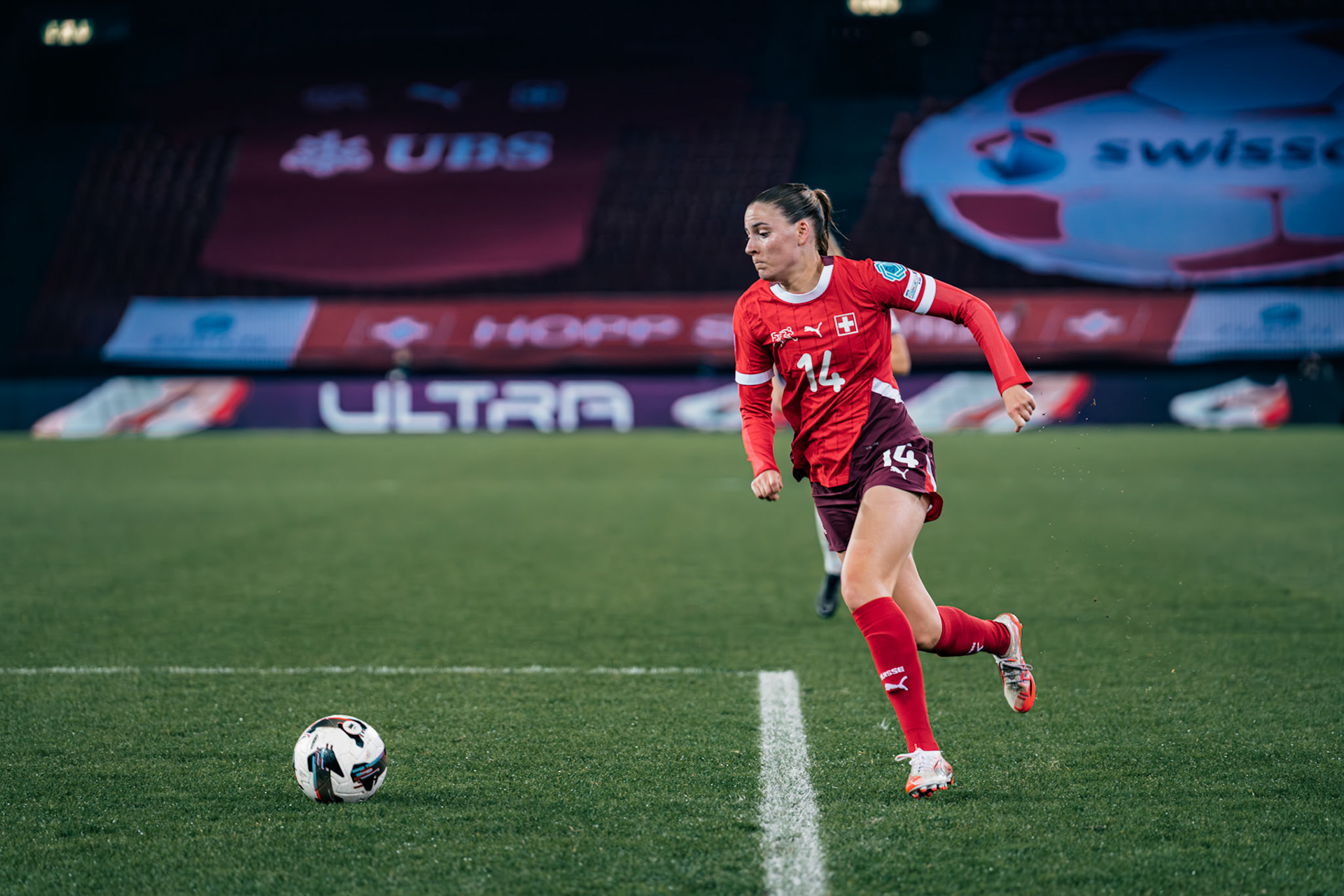 UEFA Women's Nations League Suisse - Islande au Stadion Letzigrund. (Christian António/LibsVisuals.com)