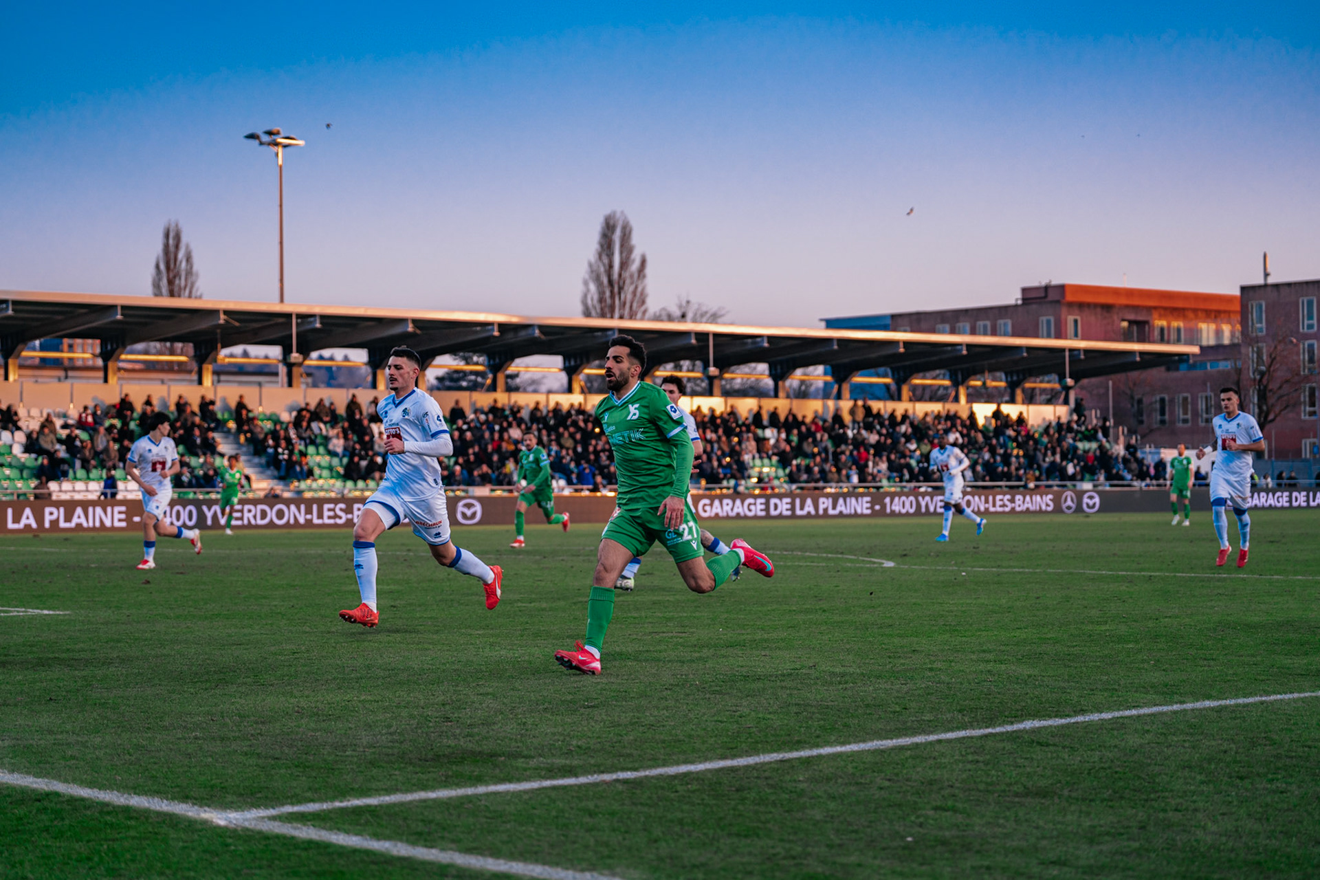 Yverdon Sport FC et FC Luzern au Stade Municipal. (Christian António/LibsVisuals.com)