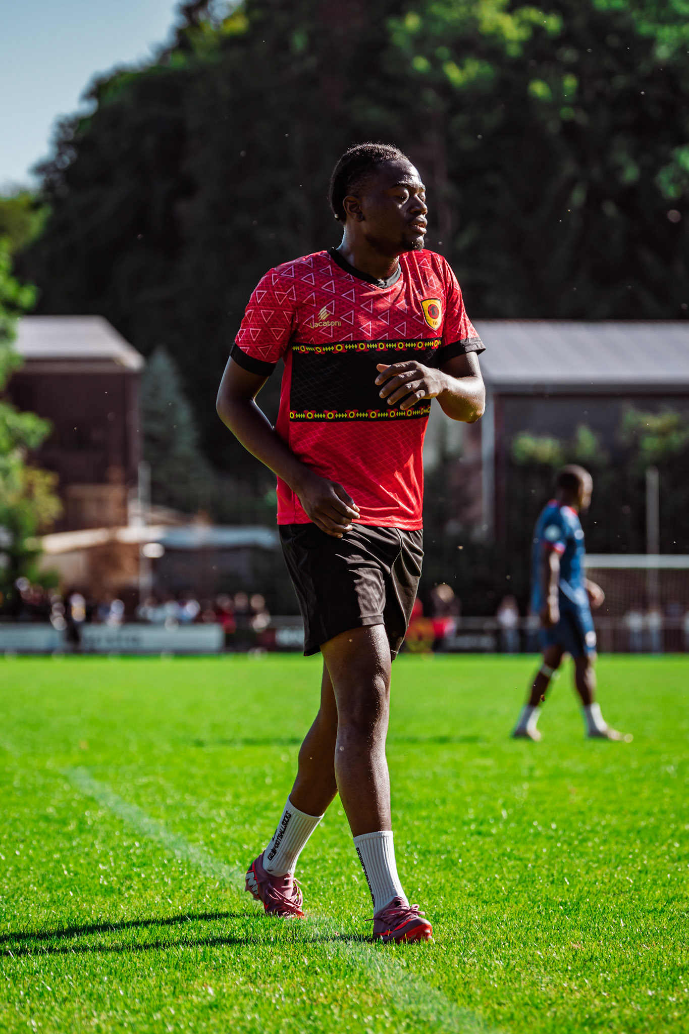 Match amical opposant l’Angola et le Cap-Vert (CanFribourg) au Terrain Communal de Corminboeuf. (Christian António/LibsVisuals.com)