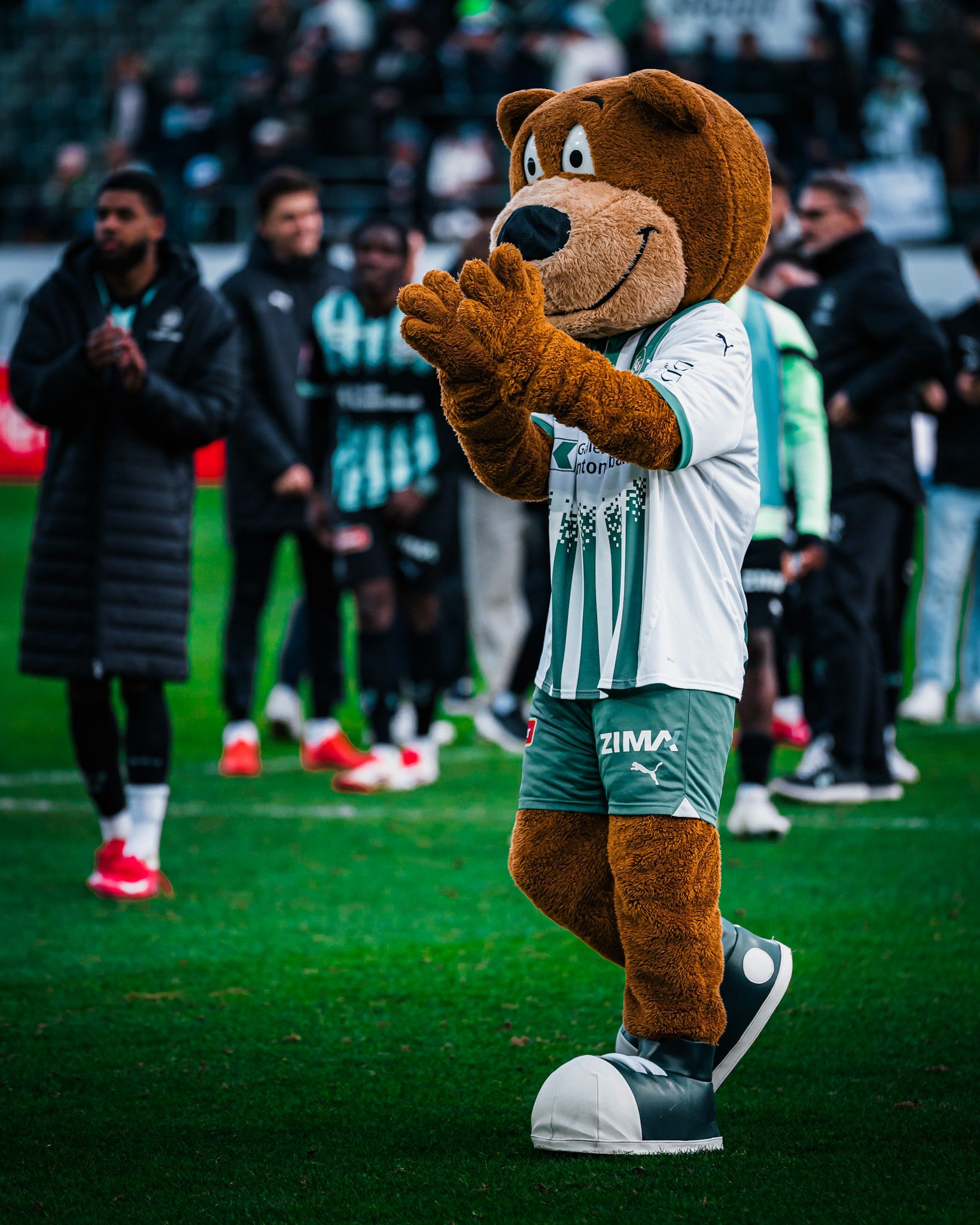 FC Saint-Gall 1879 et Lausanne-Sport FC au Kybunpark. (Christian António/LibsVisuals.com)