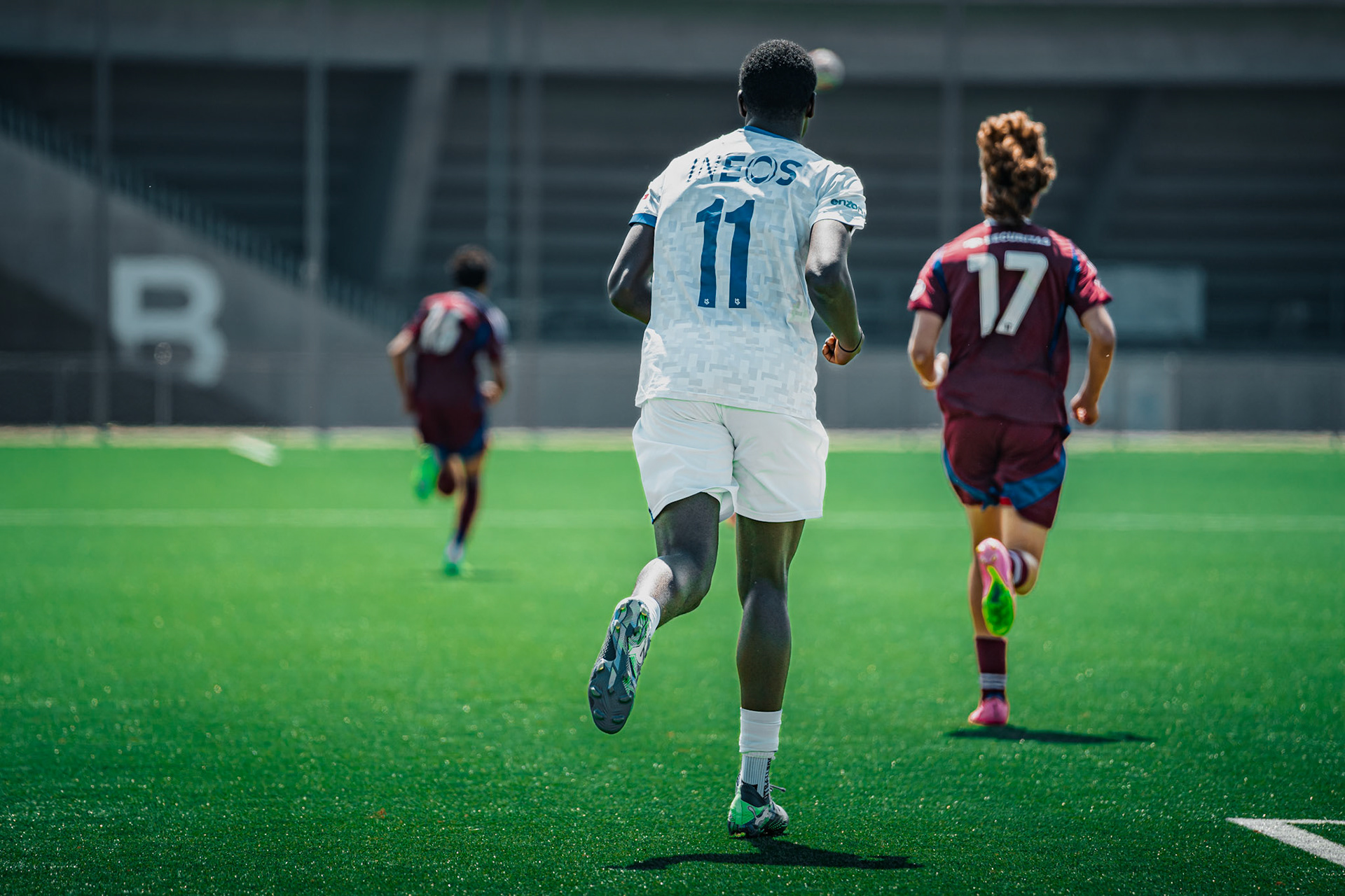 FC Lausanne-Sport M-17 et Servette FC M-17 au Centre sportif+ Stade de la Tuilière. (Christian António/LibsVisuals.com)