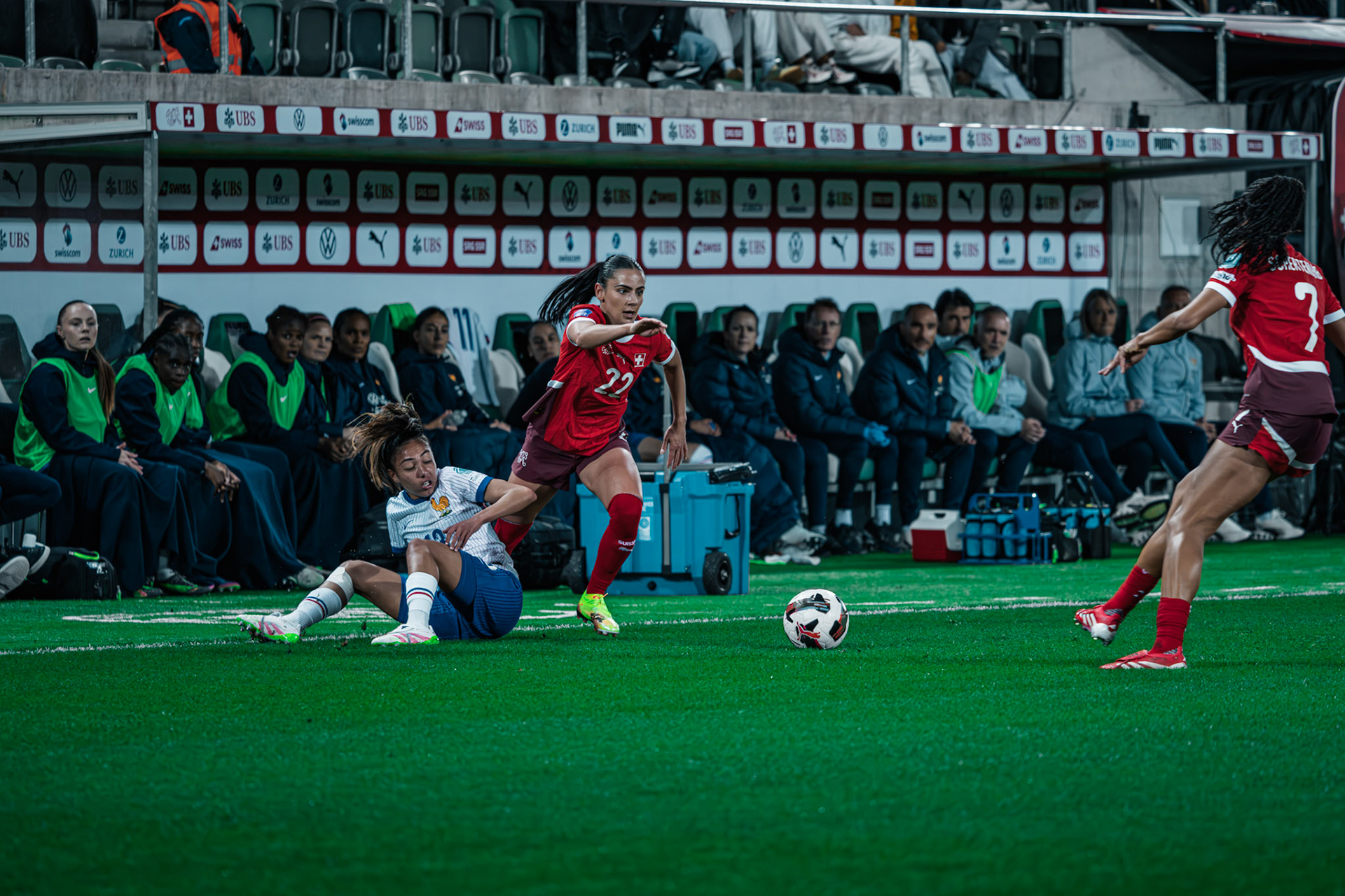 UEFA Women’s Nations League Suisse - France au Kybunpark. (Christian António/LibsVisuals.com)