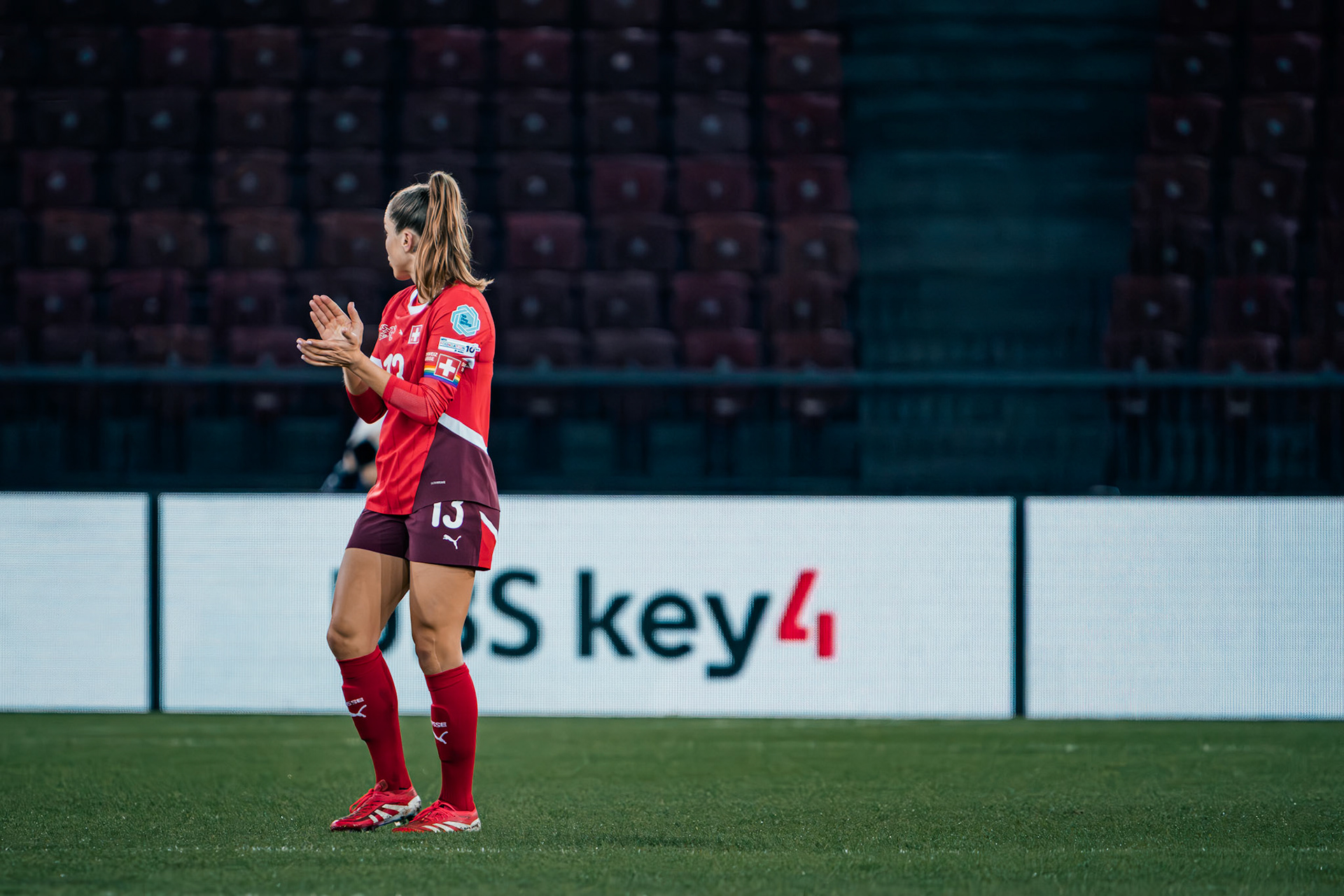 UEFA Women's Nations League Suisse - Islande au Stadion Letzigrund. (Christian António/LibsVisuals.com)