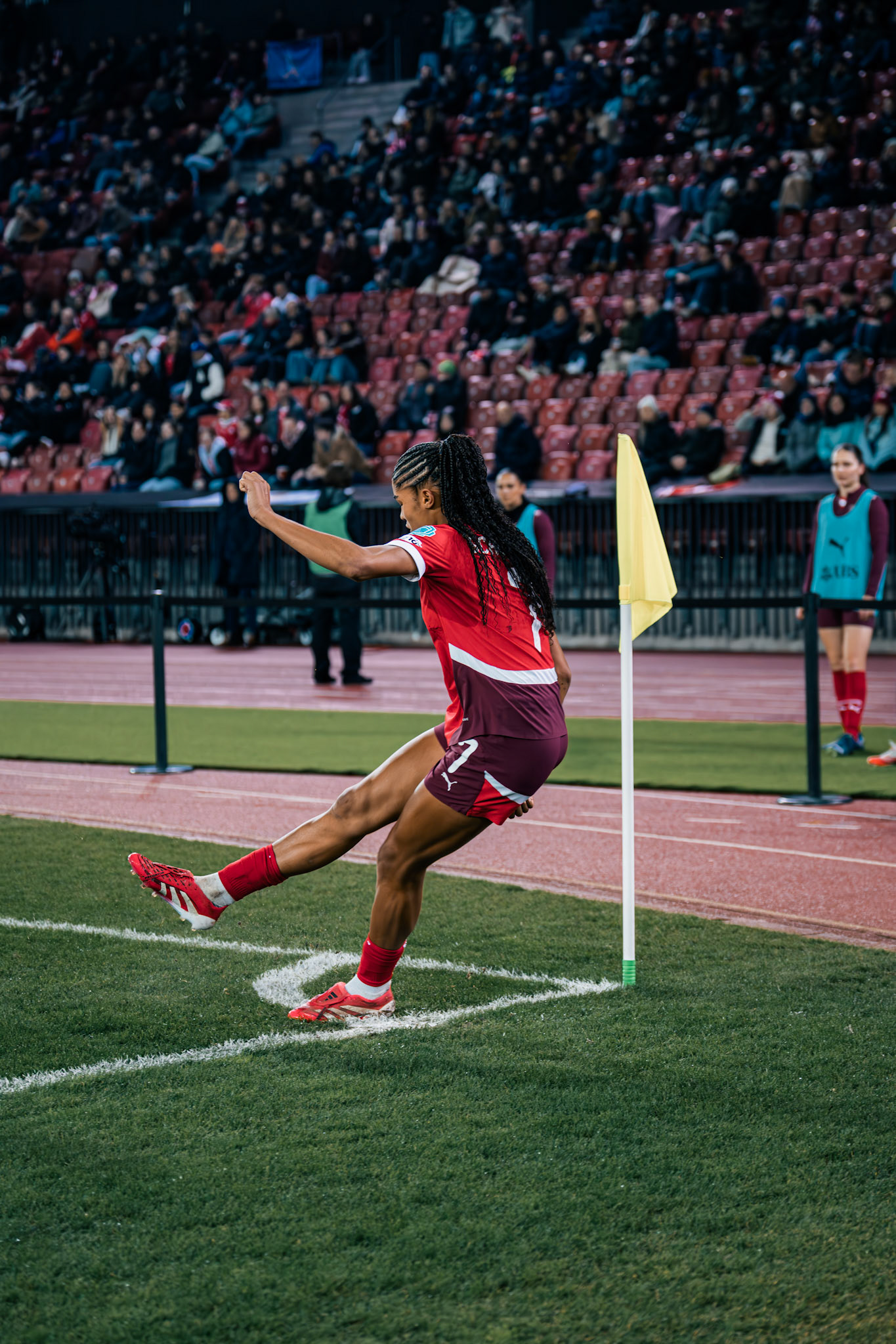 UEFA Women's Nations League Suisse - Islande au Stadion Letzigrund. (Christian António/LibsVisuals.com)