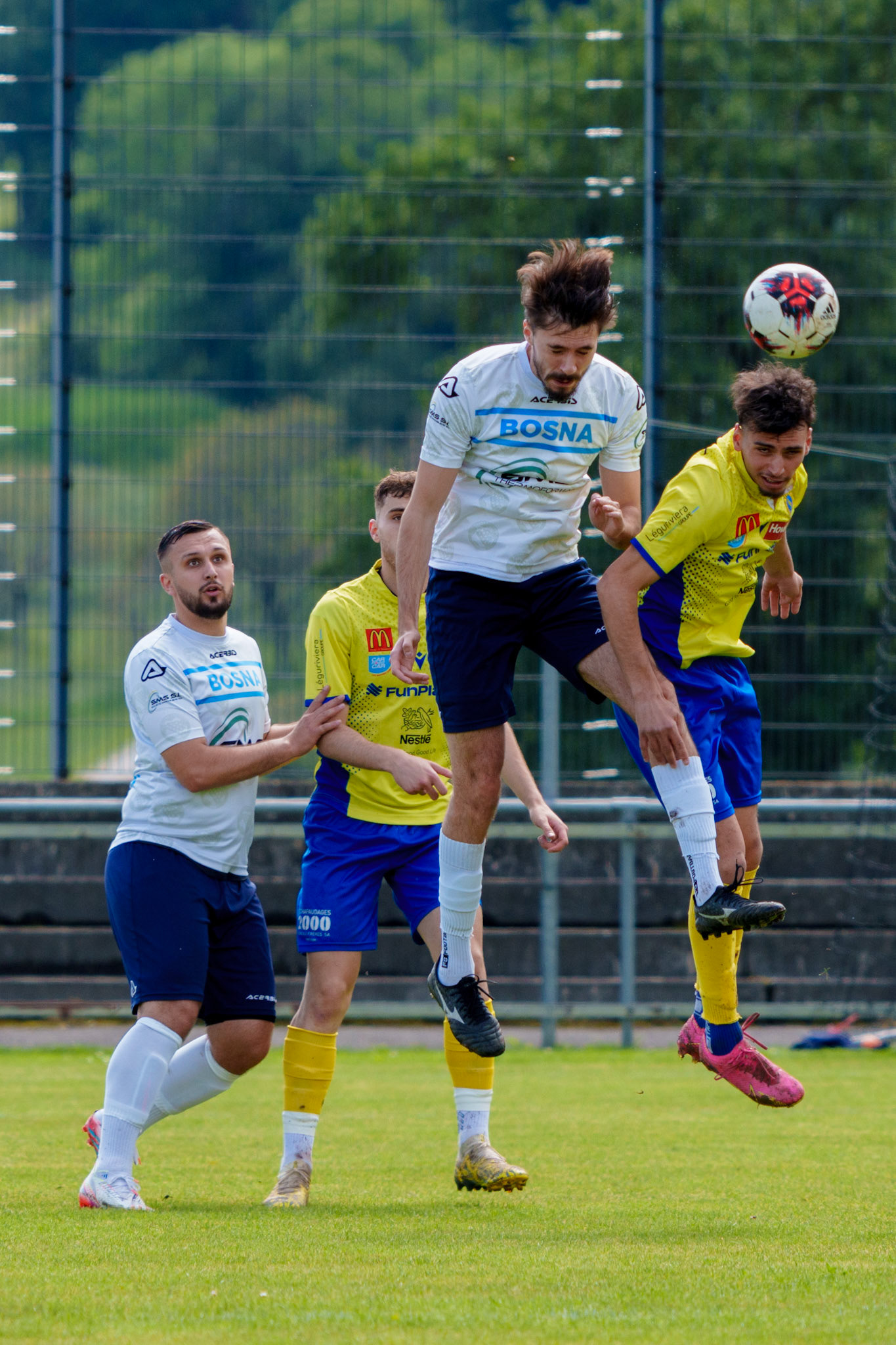 Match 2ème Ligue FC Bosna Yverdon - FC Vevey Sport II au Stade Sous-Ville à Baulmes
