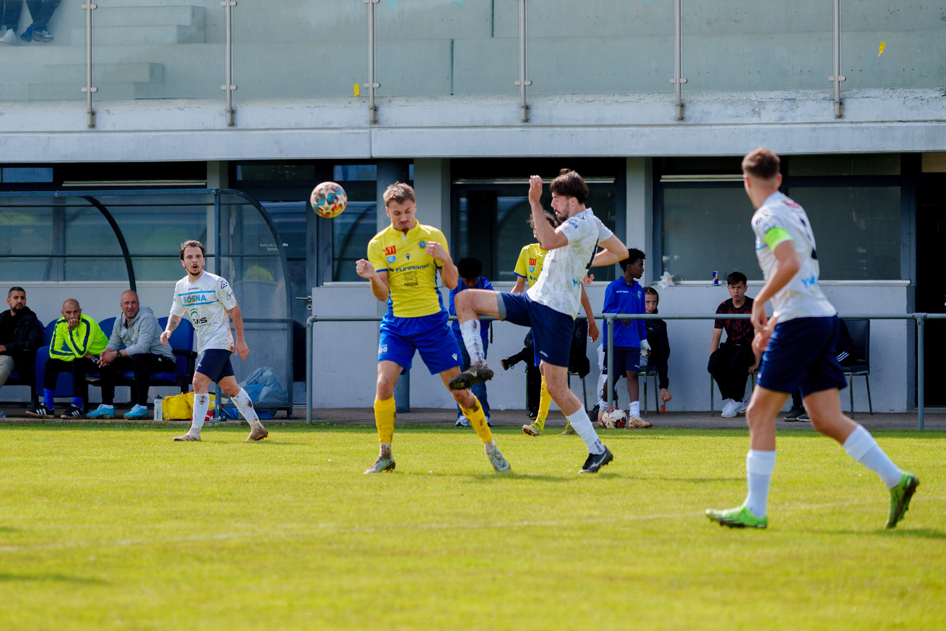 Match 2ème Ligue FC Bosna Yverdon - FC Vevey Sport II au Stade Sous-Ville à Baulmes
