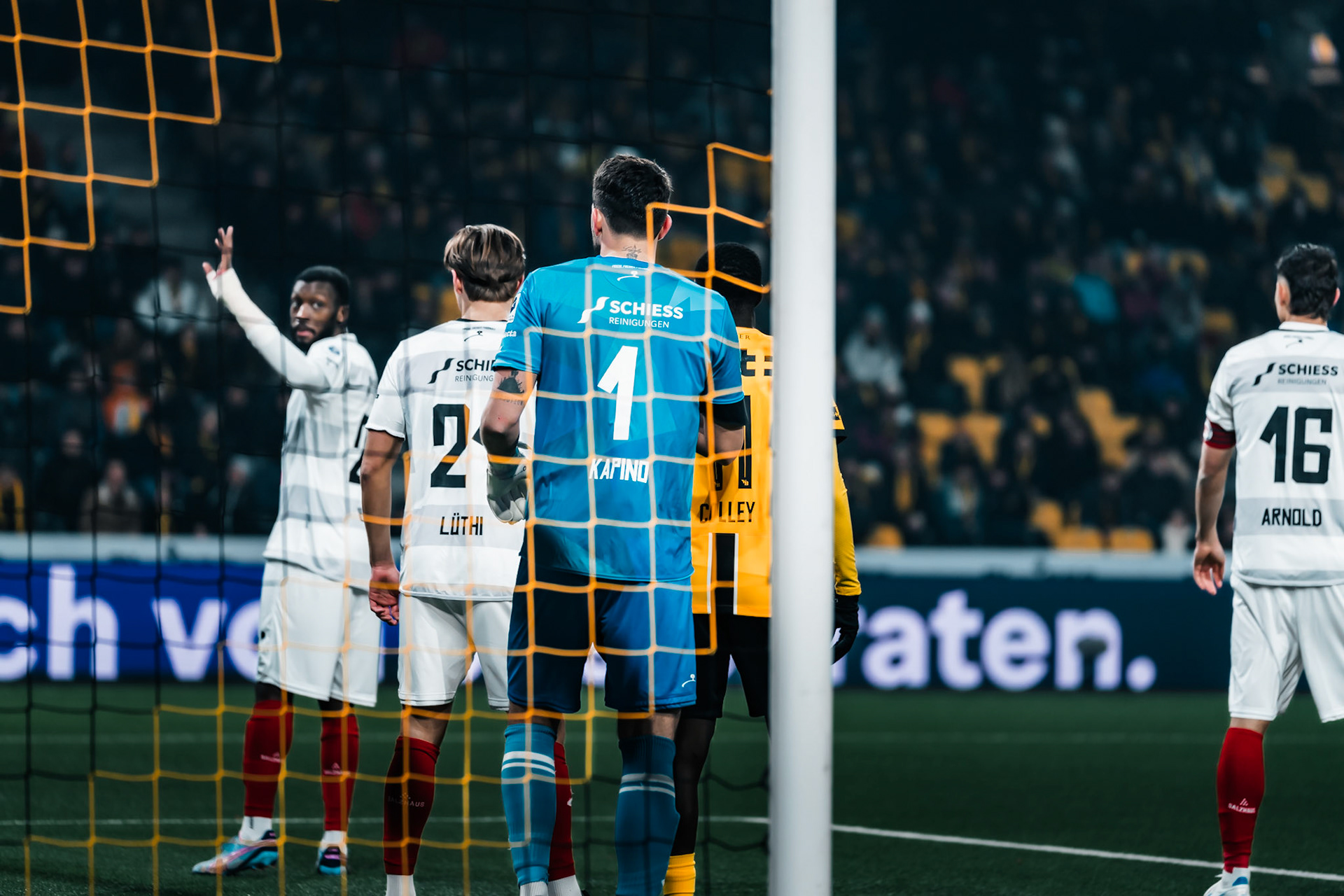 Corner pour le BSC Young Boys lors du match entre BSC Young Boys et FC Winterthur au Stadion Wankdorf. (Christian António/LibsVisuals.com)