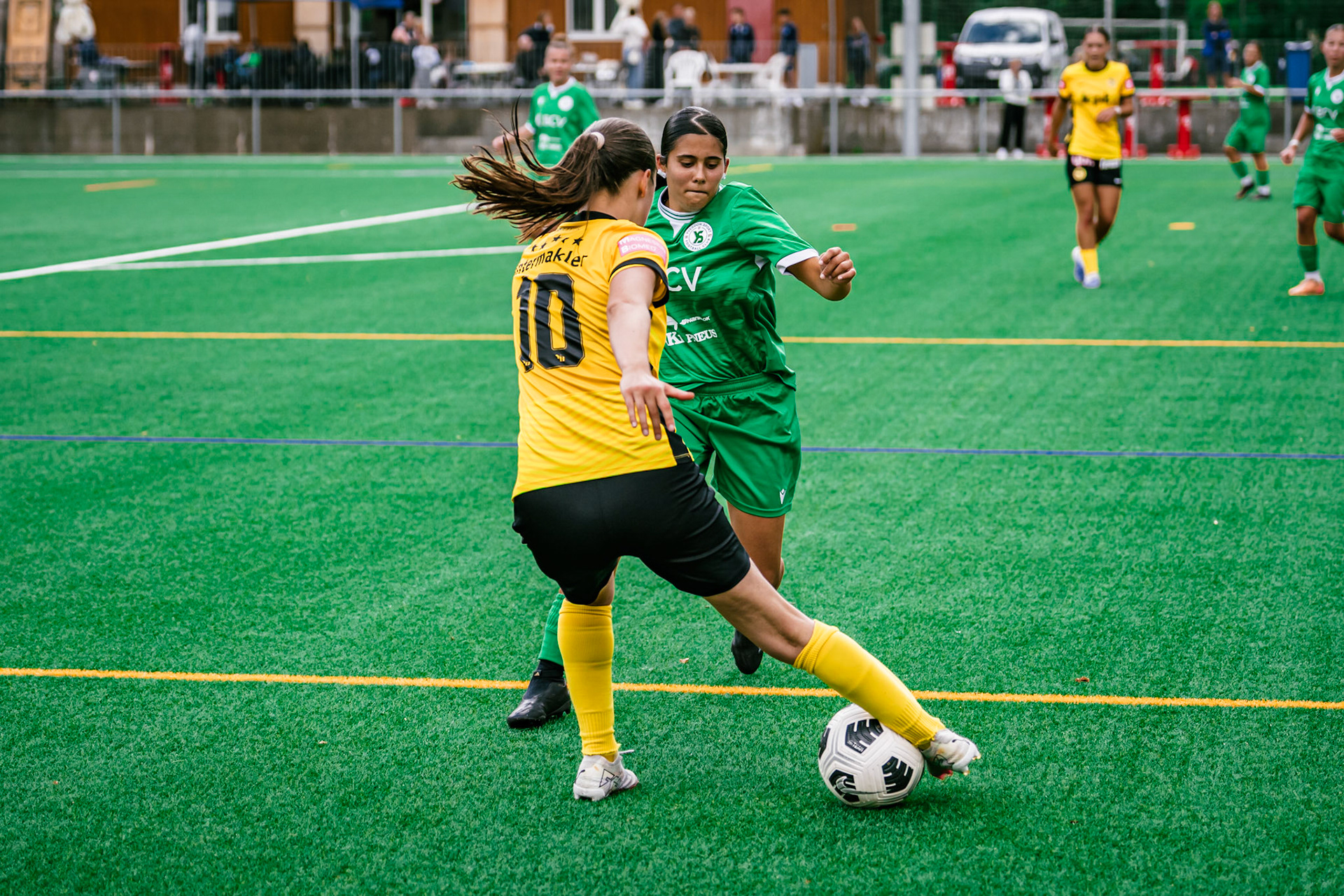 Match championnat opposant BSC YB Frauen U-20 - Yverdon Sport U-20 au Sportplatz Wyler. (Christian António/LibsVisuals.com)