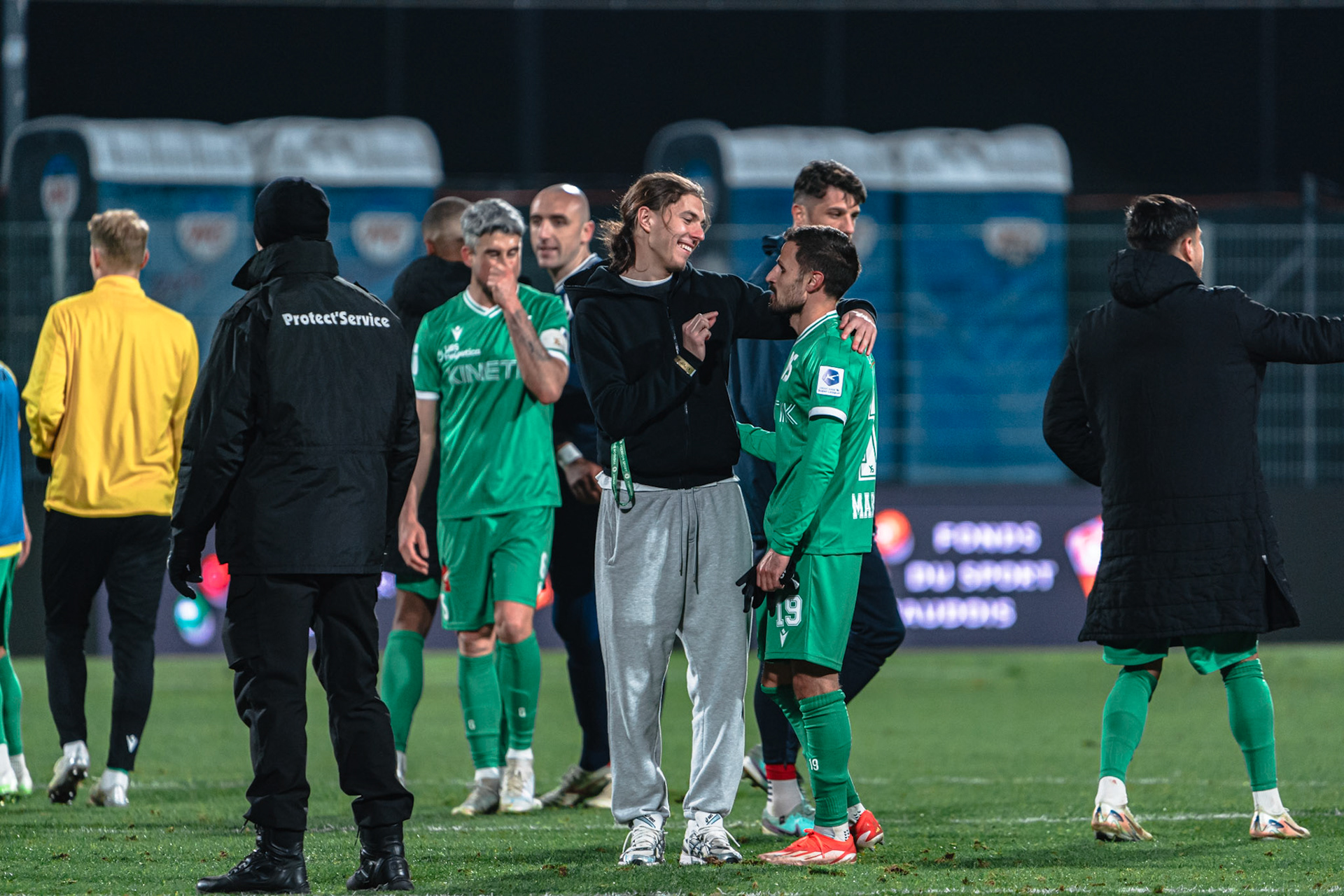 Yverdon Sport FC et FC Winterthur au Stade Municipal. (Christian António/LibsVisuals.com)