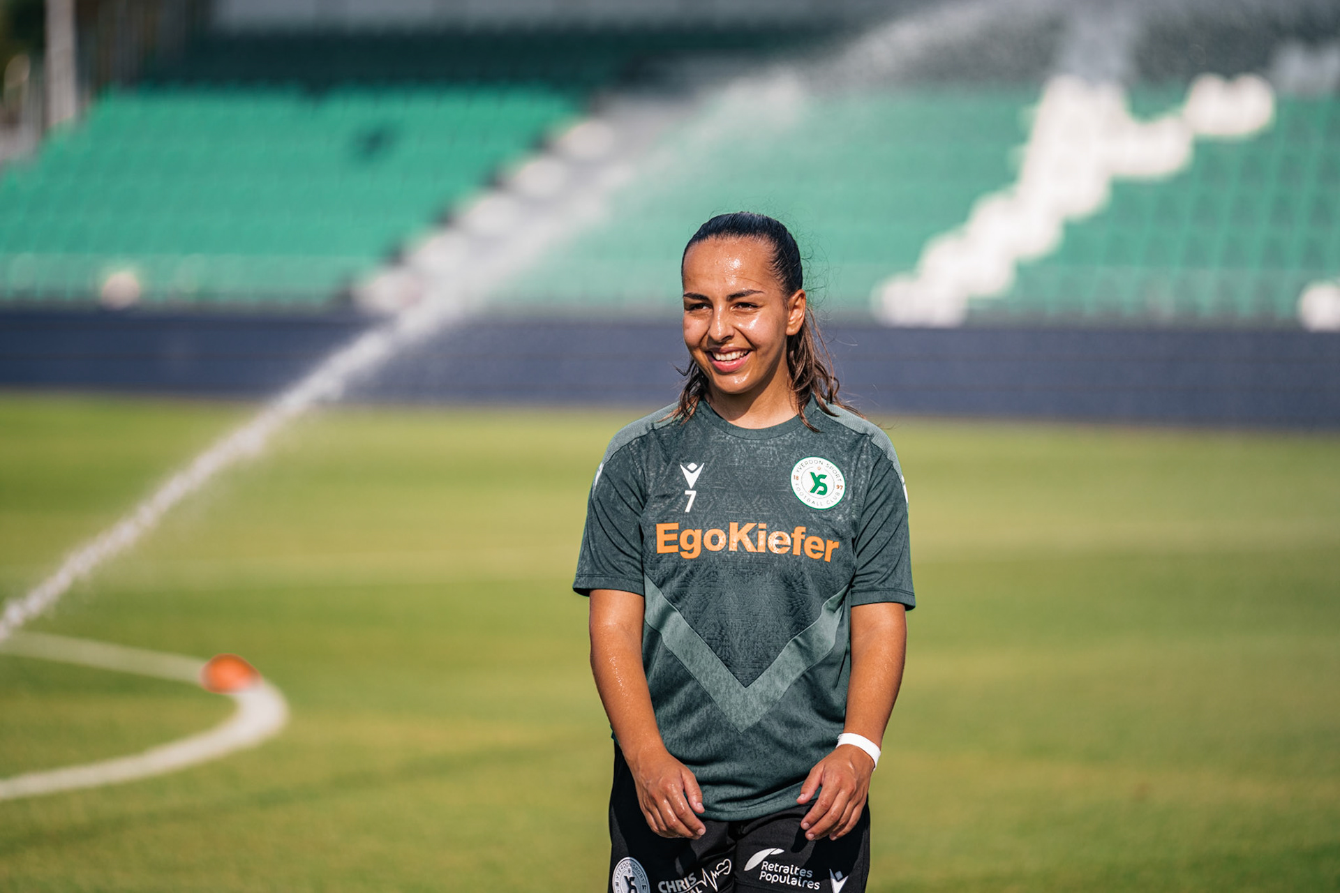 Match championnat opposant Yverdon Sport – FC Wädenswil au Stade Municipal. (Christian António/LibsVisuals.com)