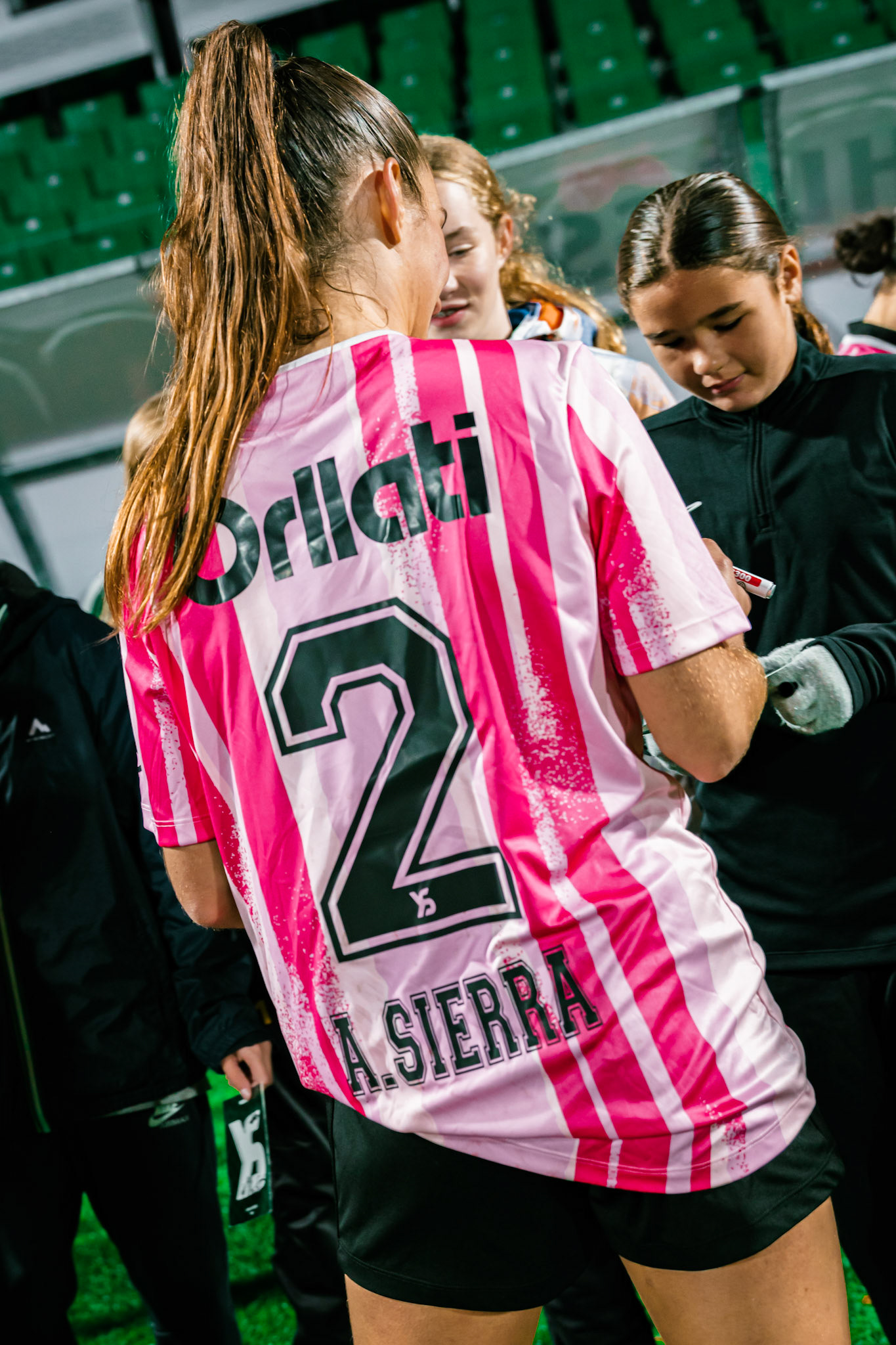 Match de championnat LNB féminine opposant Yverdon Sport FC et le FC Lugano au Stade Municipal, Yverdon-les-Bains. (Christian António / LibsVisuals.com)