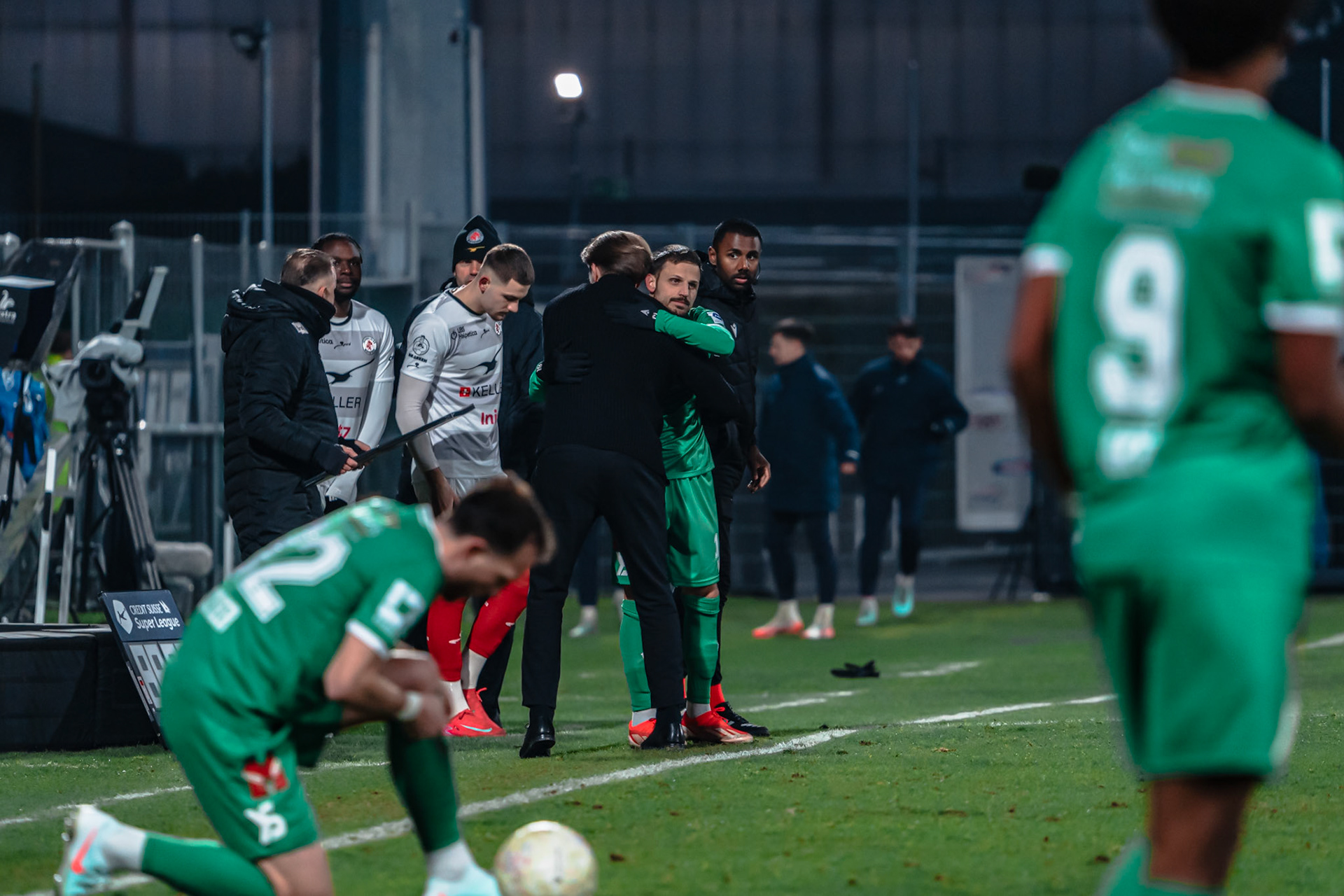 Yverdon Sport FC et FC Winterthur au Stade Municipal. (Christian António/LibsVisuals.com)