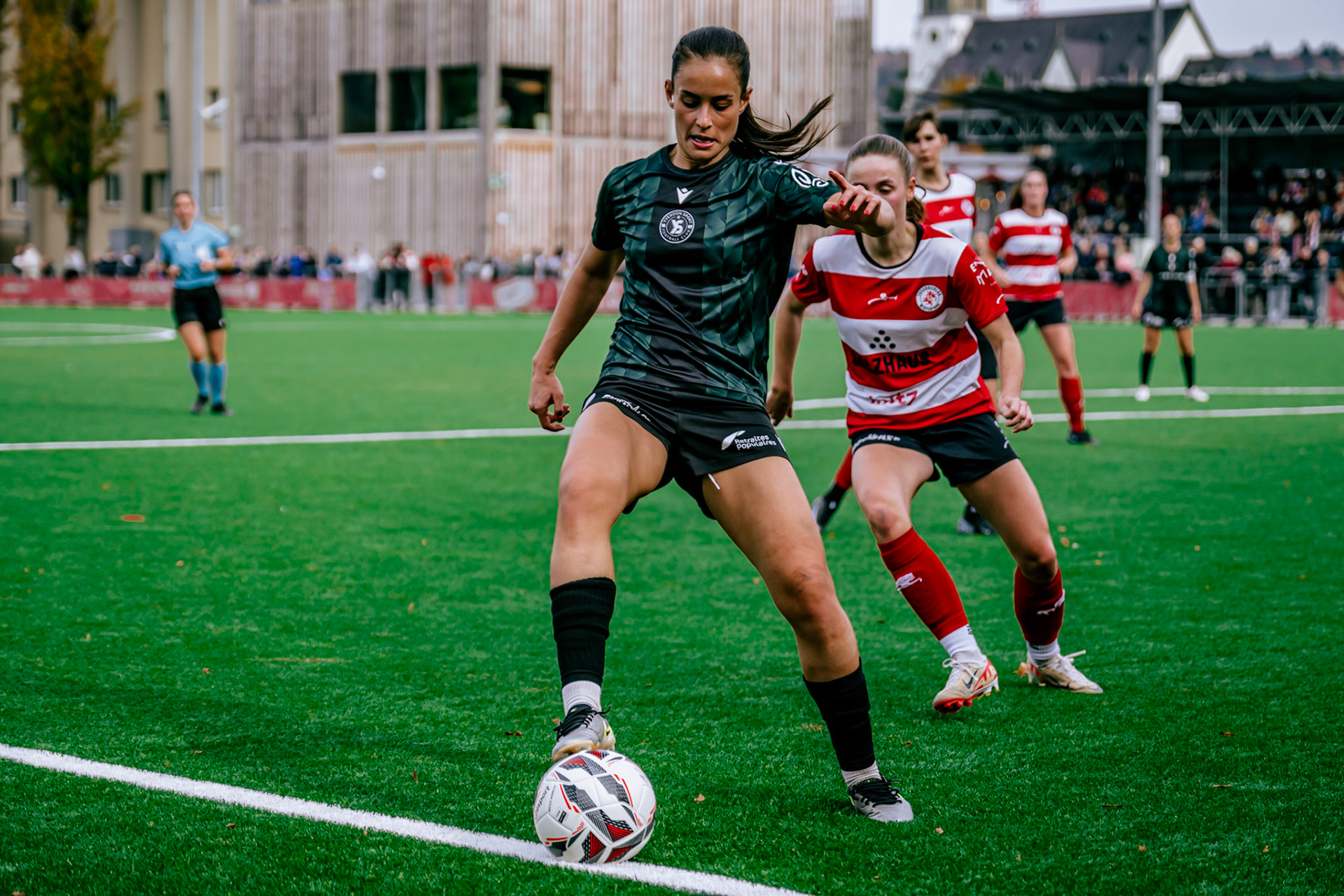 Match de championnat LNB Féminine opposant le FC Winterthur et Yverdon Sport FC au Schützenwiese, Winterthur. (Christian António/LibsVisuals.com)