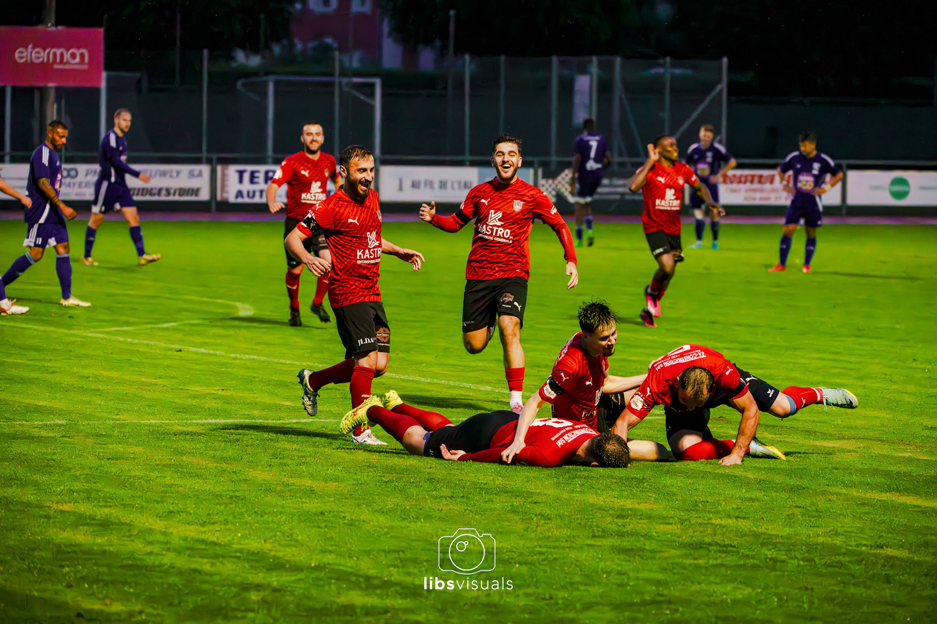 Match de barrage - Promotion 3ème ligue FC Iliria Payerne - FC Champvent au Stade Municipal à Payerne