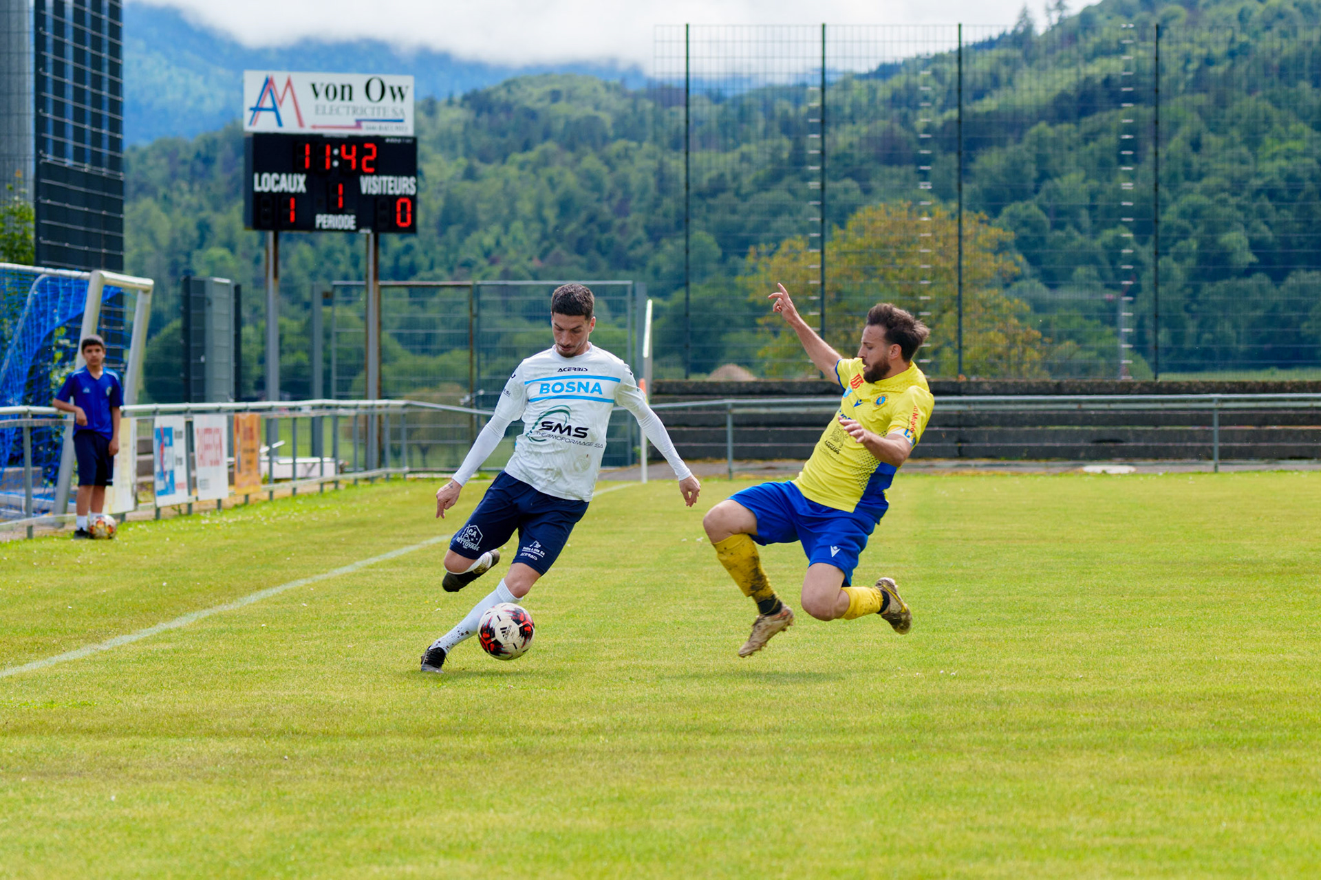 Match 2ème Ligue FC Bosna Yverdon - FC Vevey Sport II au Stade Sous-Ville à Baulmes