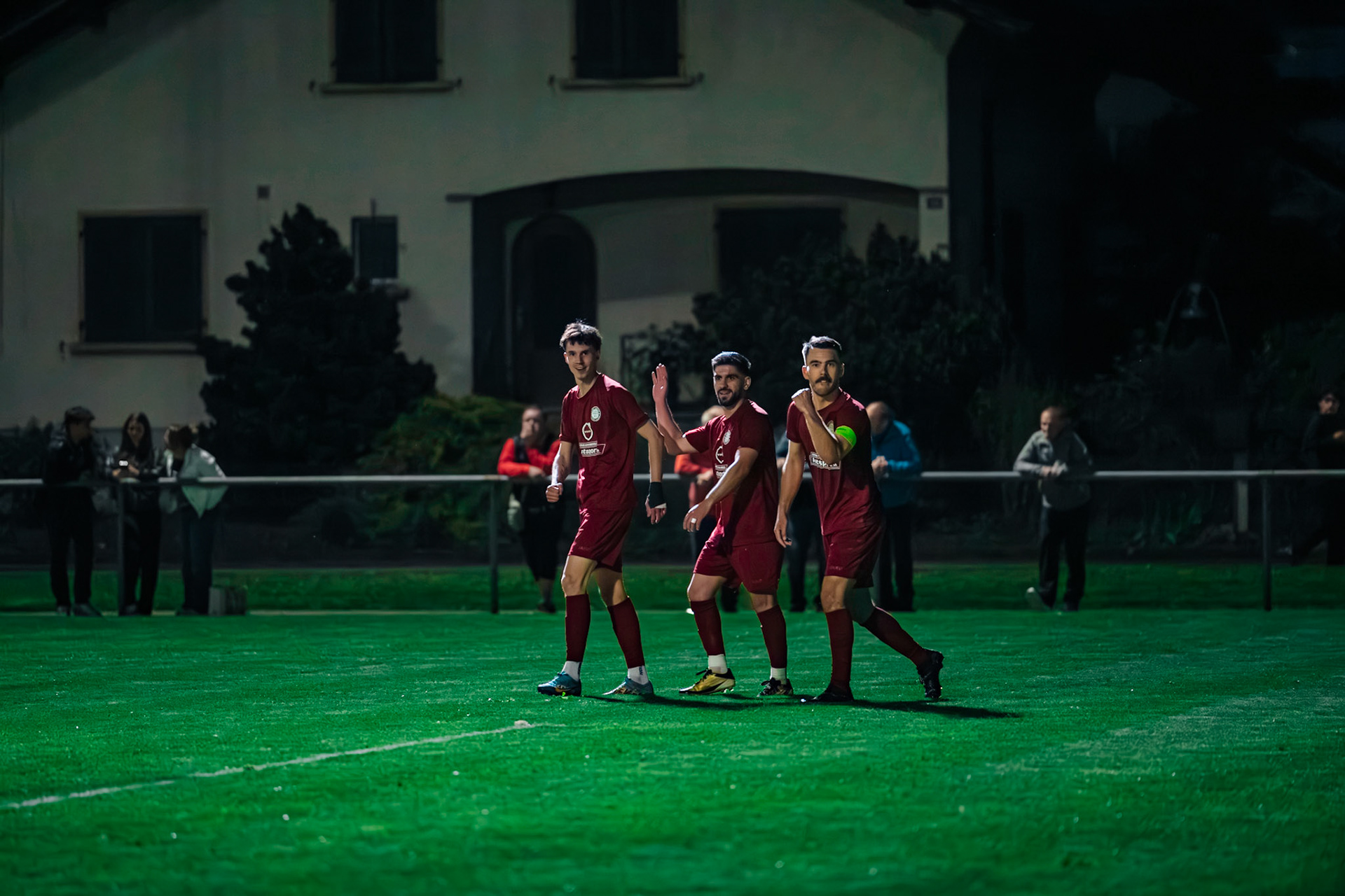 FC Domdidier et FC Cugy-Montet-Aumont-Murist I au Stade du Pâquier. (Christian António/LibsVisuals.com)