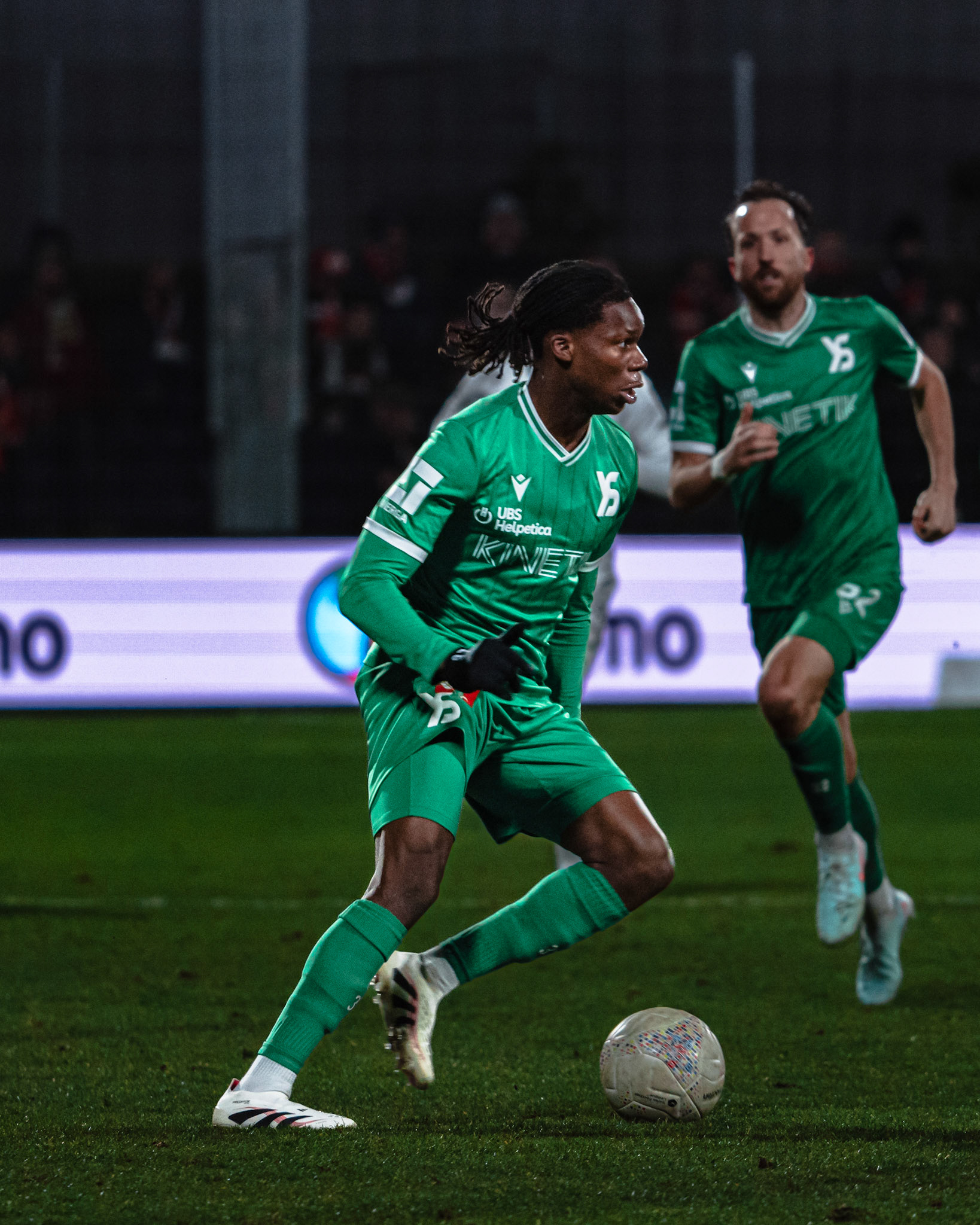 Yverdon Sport FC et FC Winterthur au Stade Municipal. (Christian António/LibsVisuals.com)