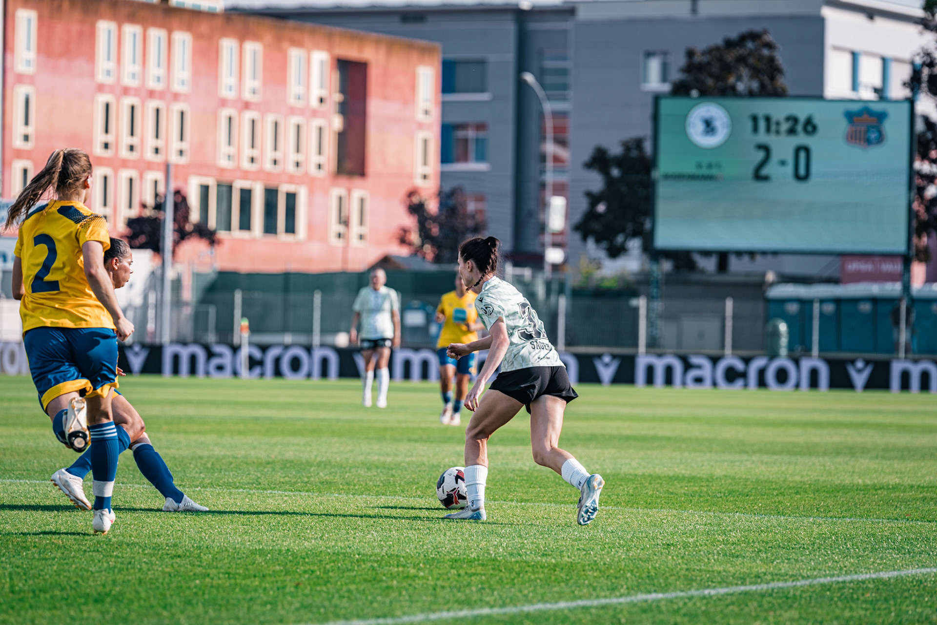 Match championnat opposant Yverdon Sport – FC Wädenswil au Stade Municipal. (Christian António/LibsVisuals.com)