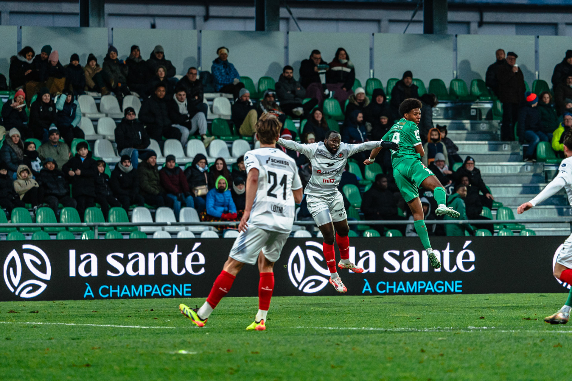 Yverdon Sport FC et FC Winterthur au Stade Municipal. (Christian António/LibsVisuals.com)
