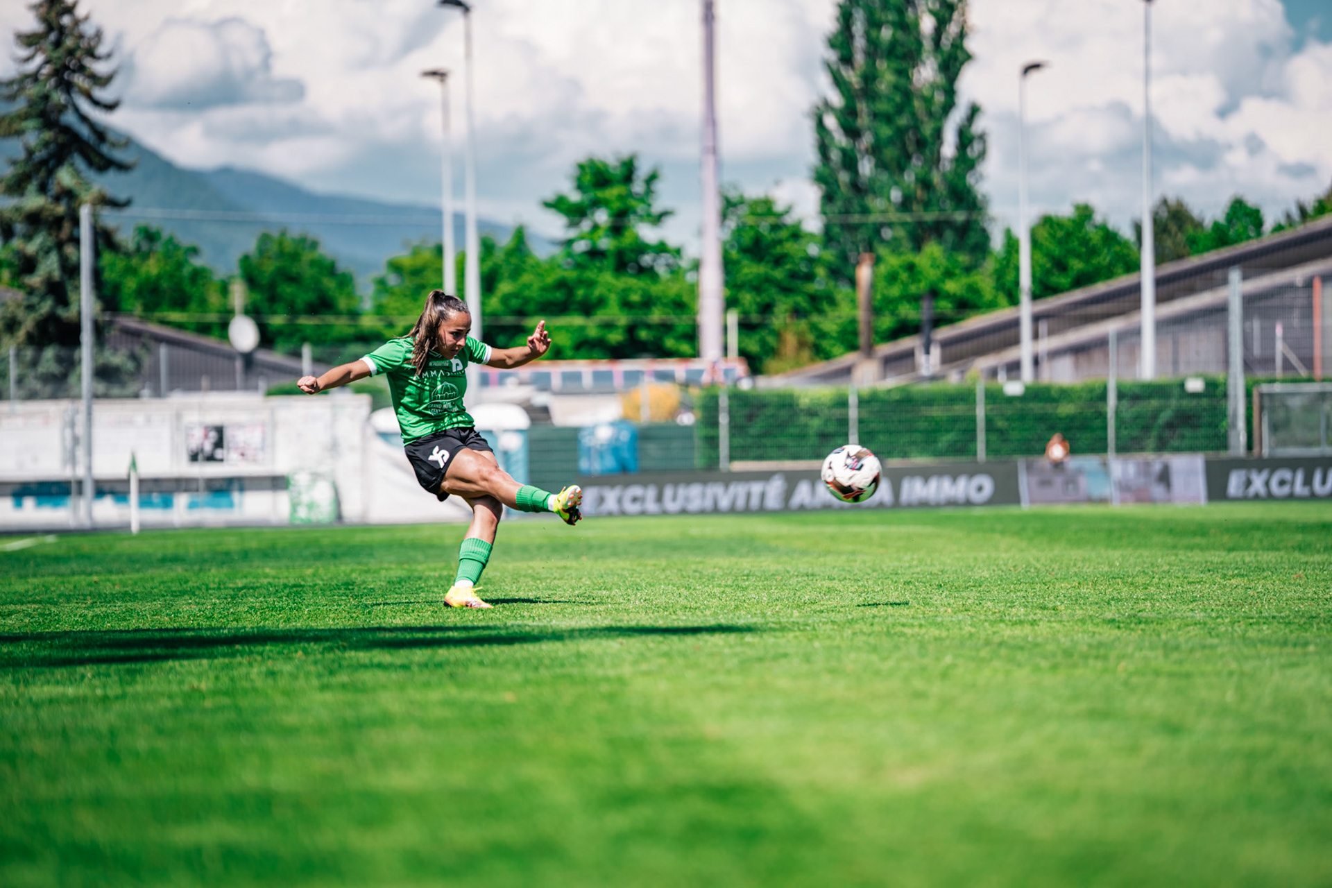 Yverdon Sport FC et FC Schlieren au Stade Municipal. (Christian António/LibsVisuals.com)