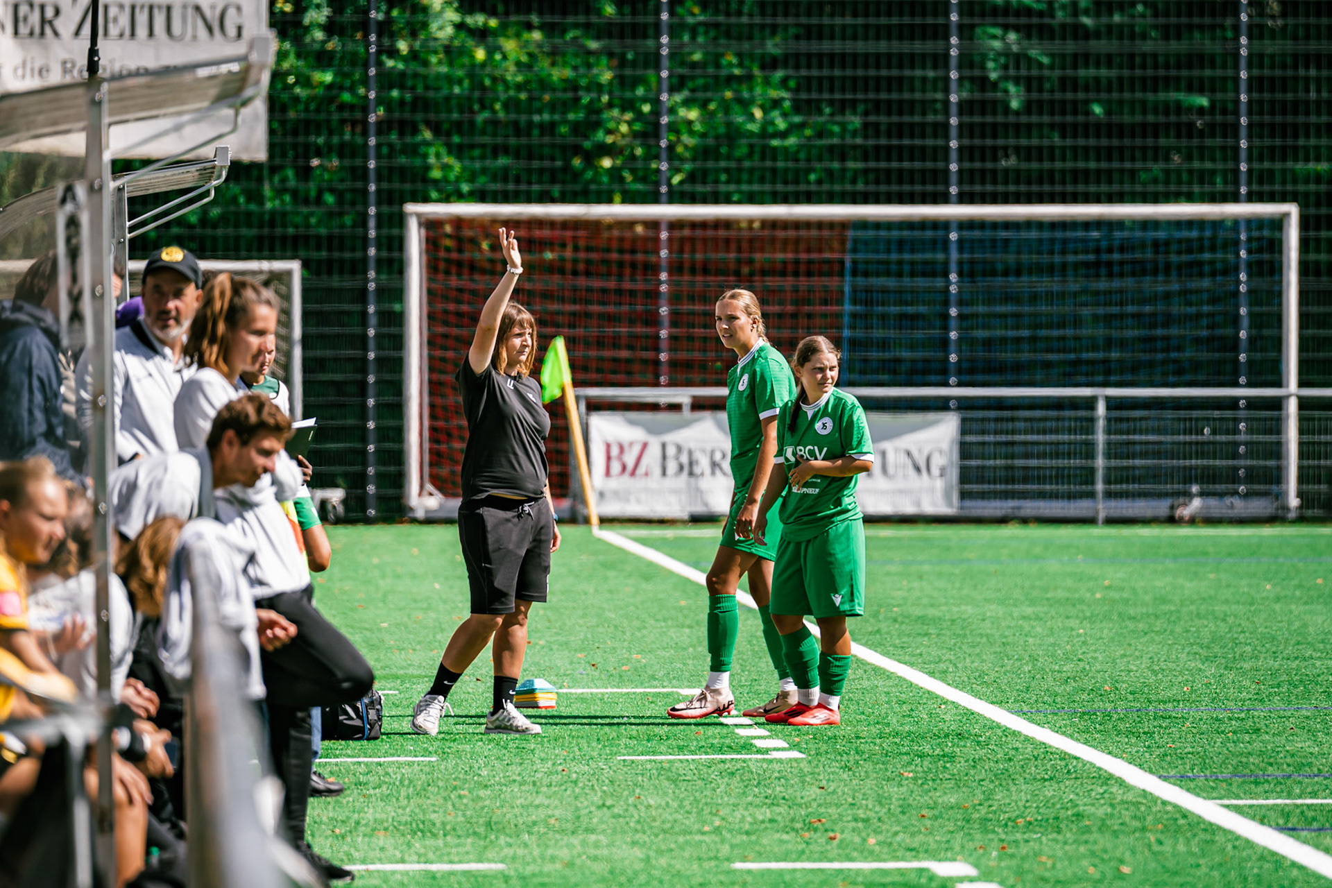 Match championnat opposant BSC YB Frauen U-20 - Yverdon Sport U-20 au Sportplatz Wyler. (Christian António/LibsVisuals.com)