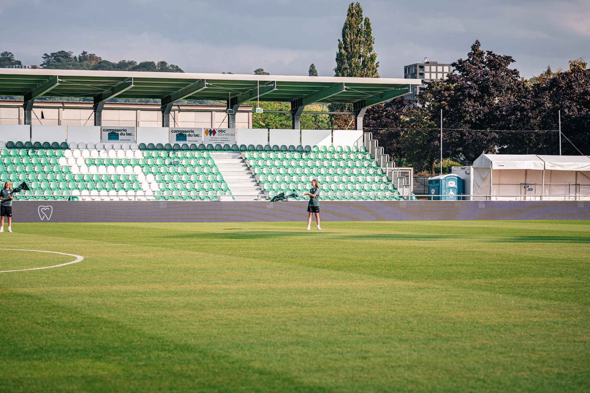 Match championnat opposant Yverdon Sport – FC Wädenswil au Stade Municipal. (Christian António/LibsVisuals.com)