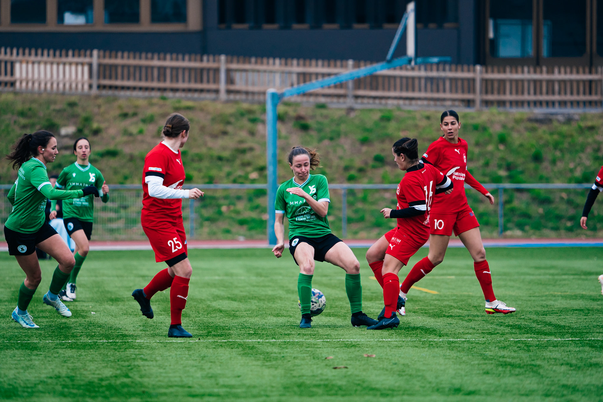 Match Amical entre FC Renens et Yverdon Sport FC au Stade sportif du Croset. (Christian António/LibsVisuals.com)