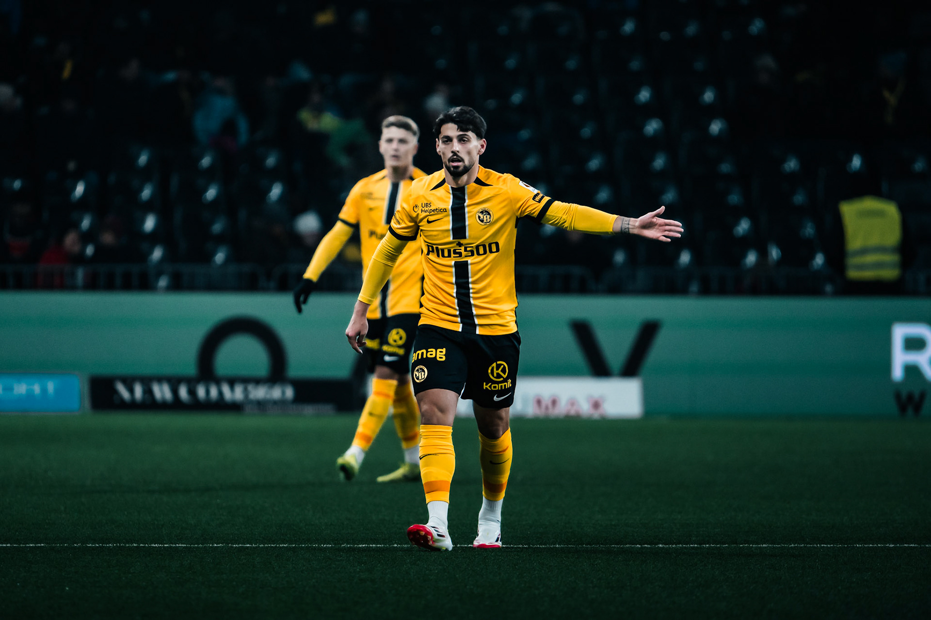 Kastriot Imeri, Milieu du BSC Young Boys lors du match entre BSC Young Boys et FC Winterthur au Stadion Wankdorf. (Christian António/LibsVisuals.com)