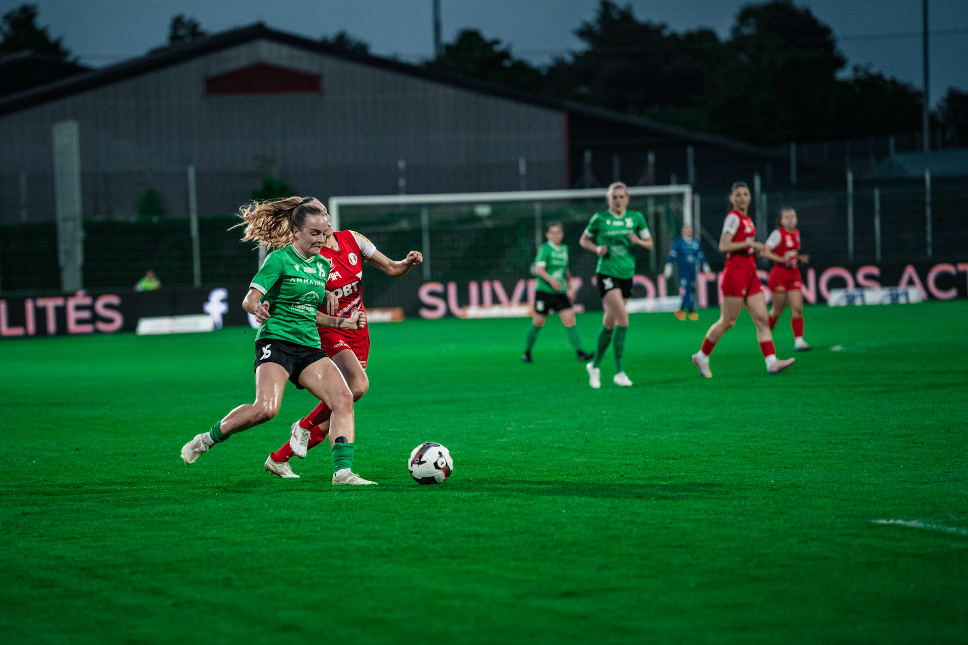 Yverdon Sport FC et FC Rapperswil-Jona au Stade Municipal. (Christian António/LibsVisuals.com)