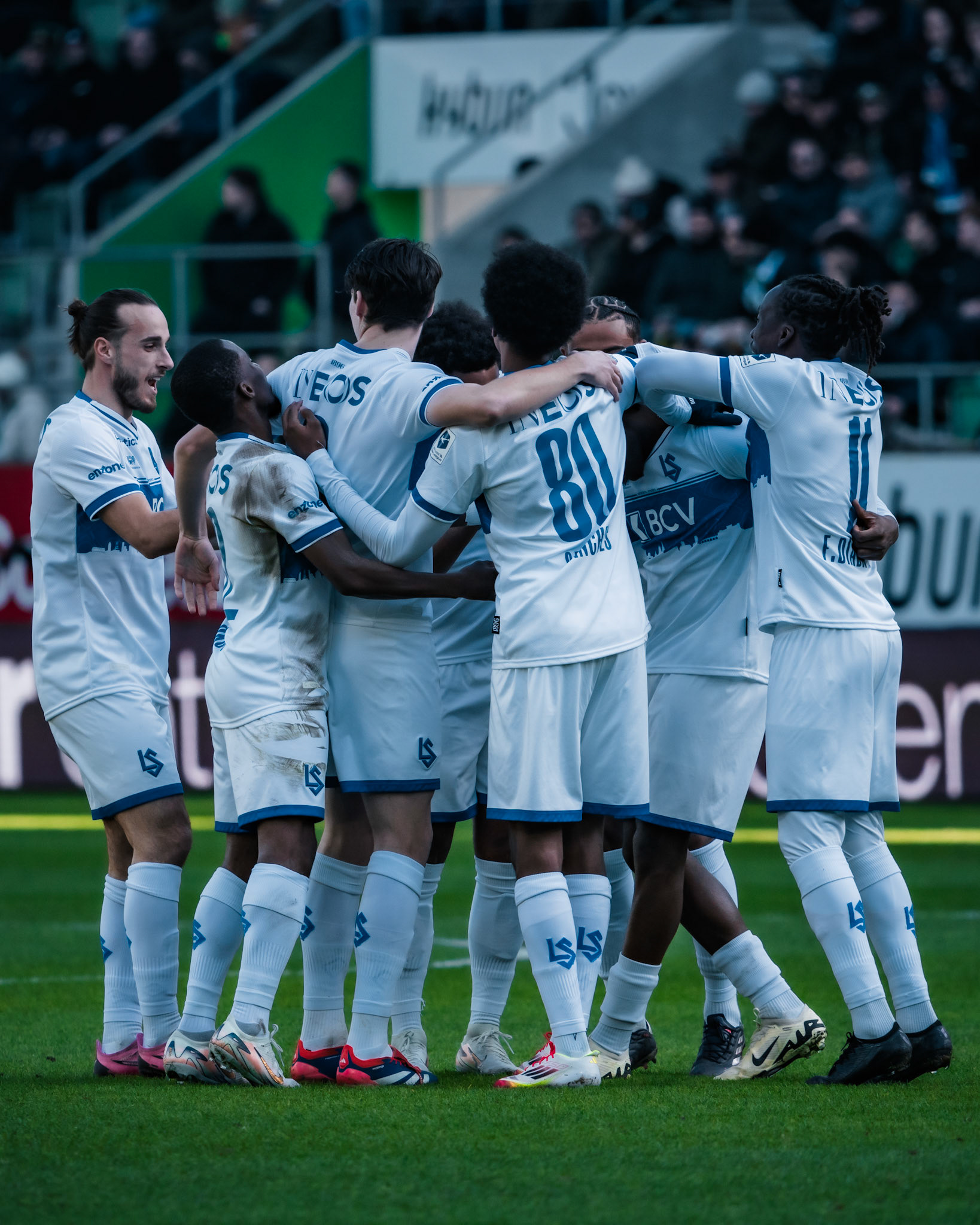FC Saint-Gall 1879 et Lausanne-Sport FC au Kybunpark. (Christian António/LibsVisuals.com)