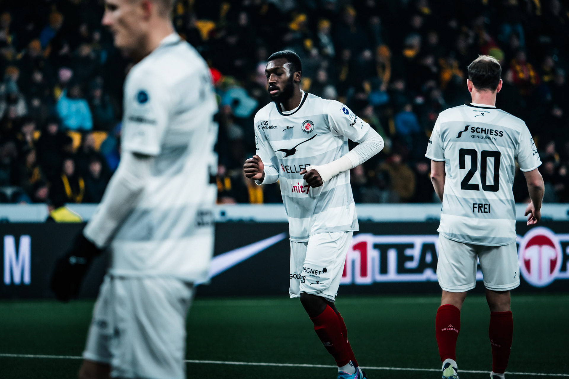 Antoine Baroan, Attaquant du FC Winterthur lors du match entre BSC Young Boys et FC Winterthur au Stadion Wankdorf. (Christian António/LibsVisuals.com)
