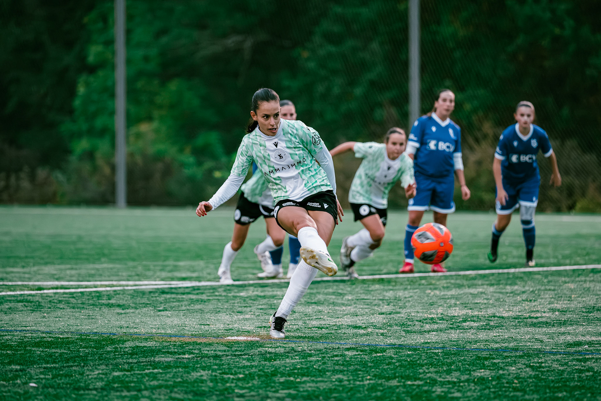 Match AXA Women’s Cup (1/16 de finale) opposant FC Lausanne-Sport et Yverdon Sport FC au Centre sportif de la Tuilière. (Christian António/LibsVisuals.com)