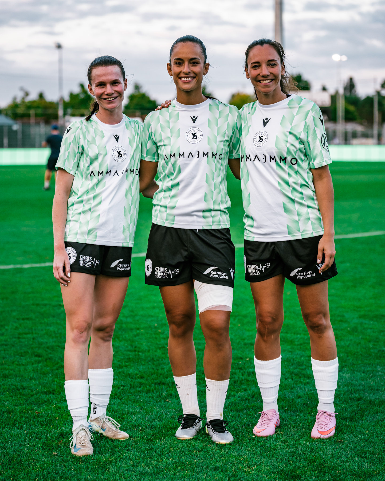 Match championnat LNB féminine opposant Yverdon Sport FC et FC Schlieren au Stade Municipal. (Christian António/LibsVisuals.com)