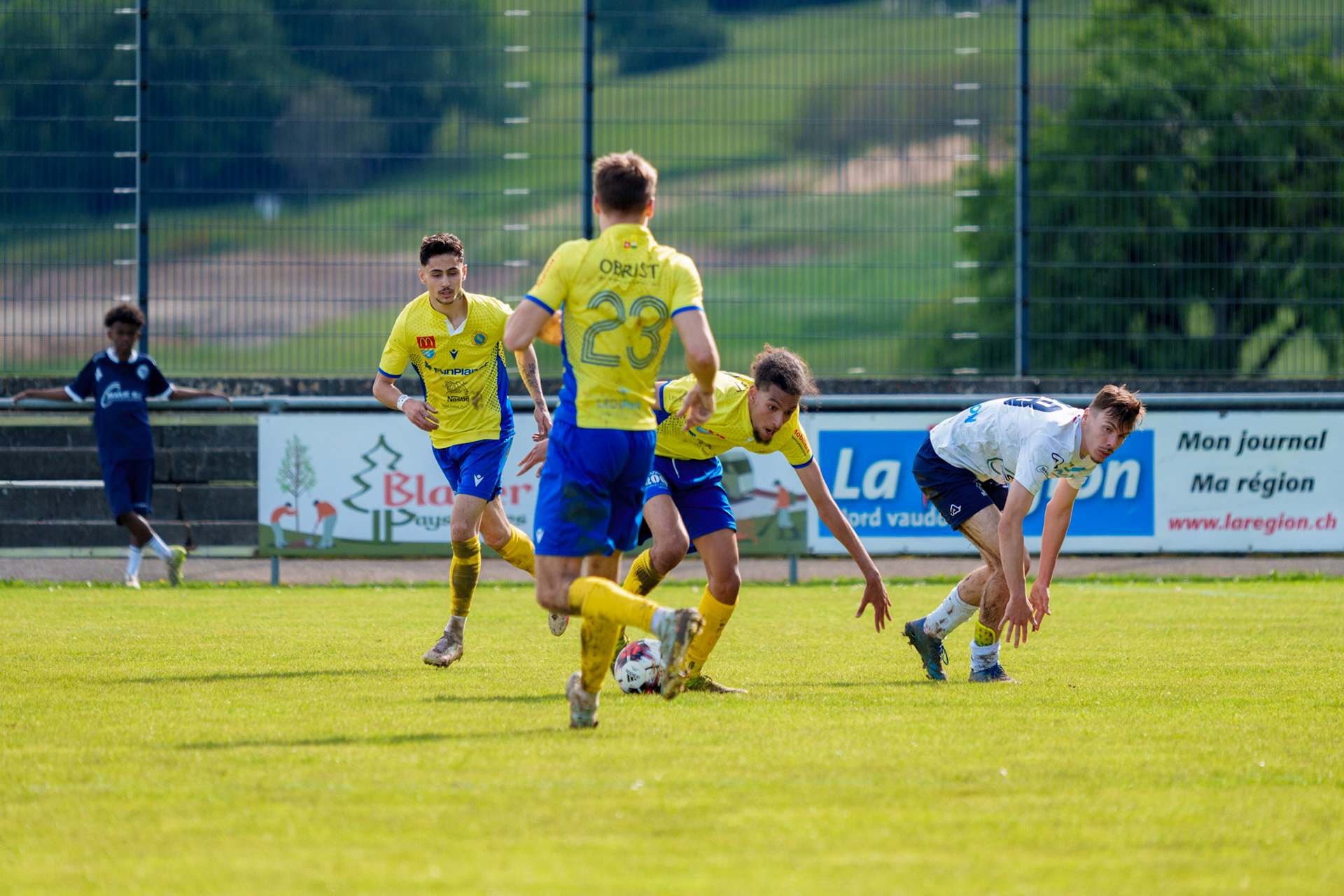 Match 2ème Ligue FC Bosna Yverdon - FC Vevey Sport II au Stade Sous-Ville à Baulmes