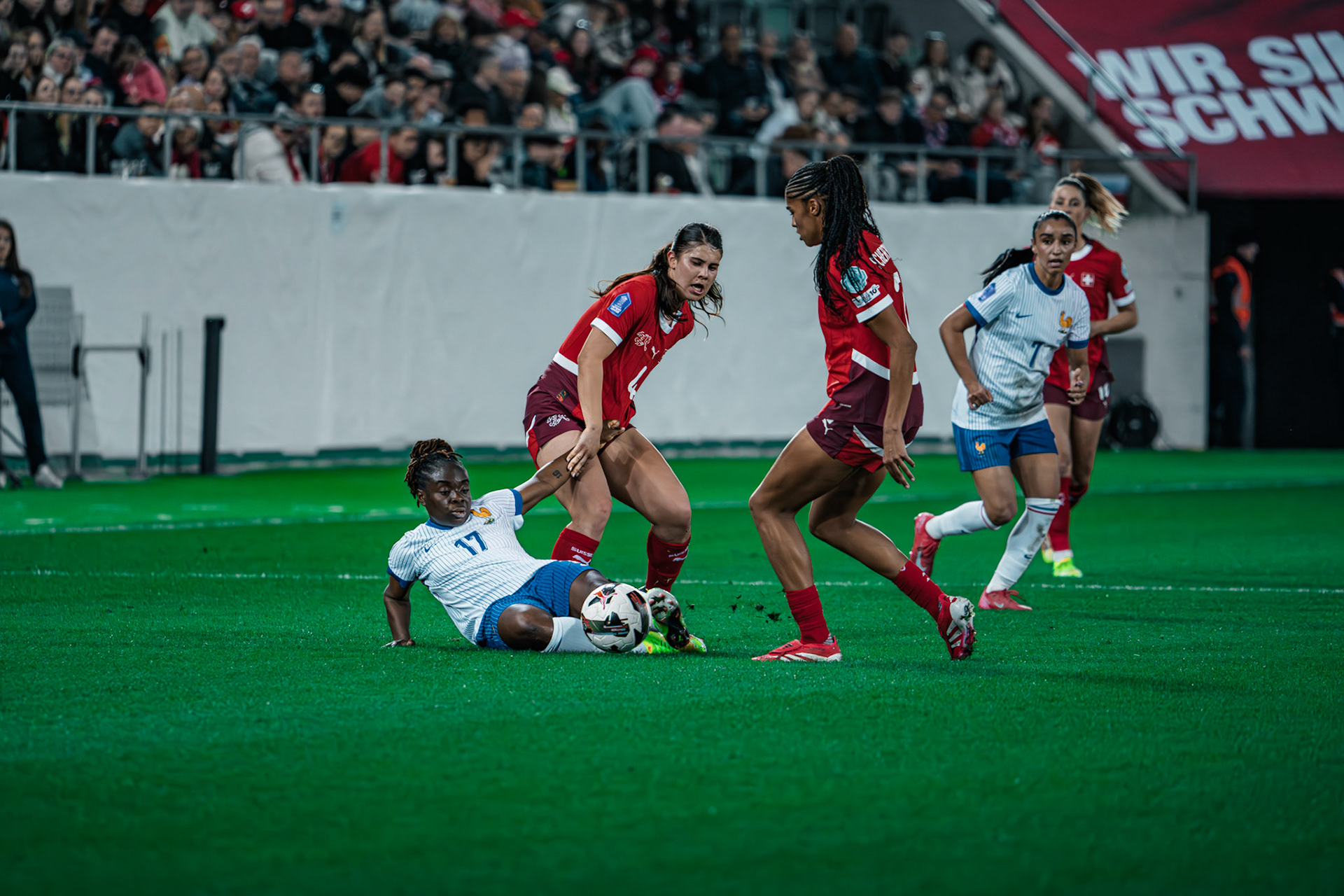 UEFA Women’s Nations League Suisse - France au Kybunpark. (Christian António/LibsVisuals.com)