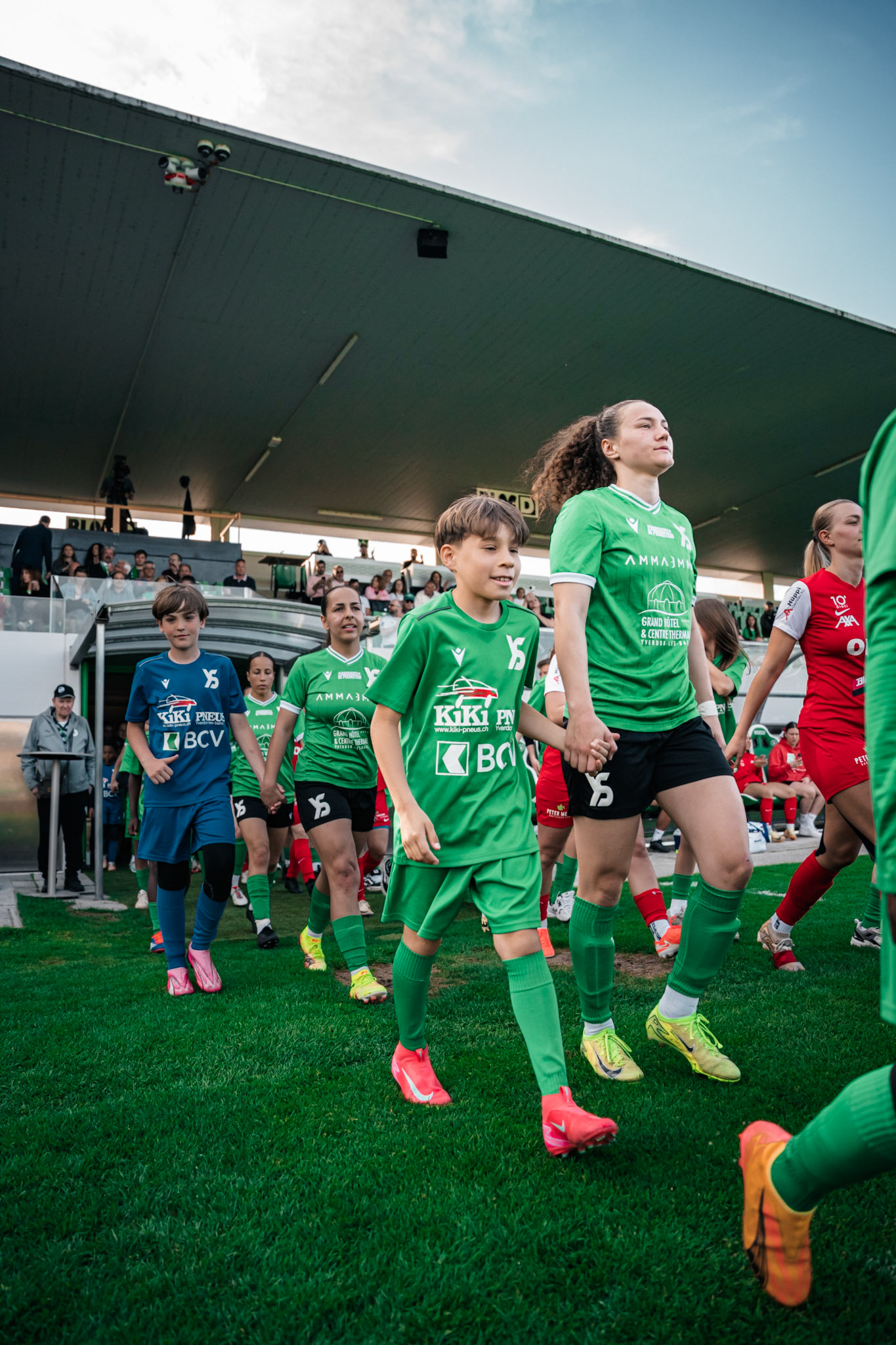 Yverdon Sport FC et FC Rapperswil-Jona au Stade Municipal. (Christian António/LibsVisuals.com)